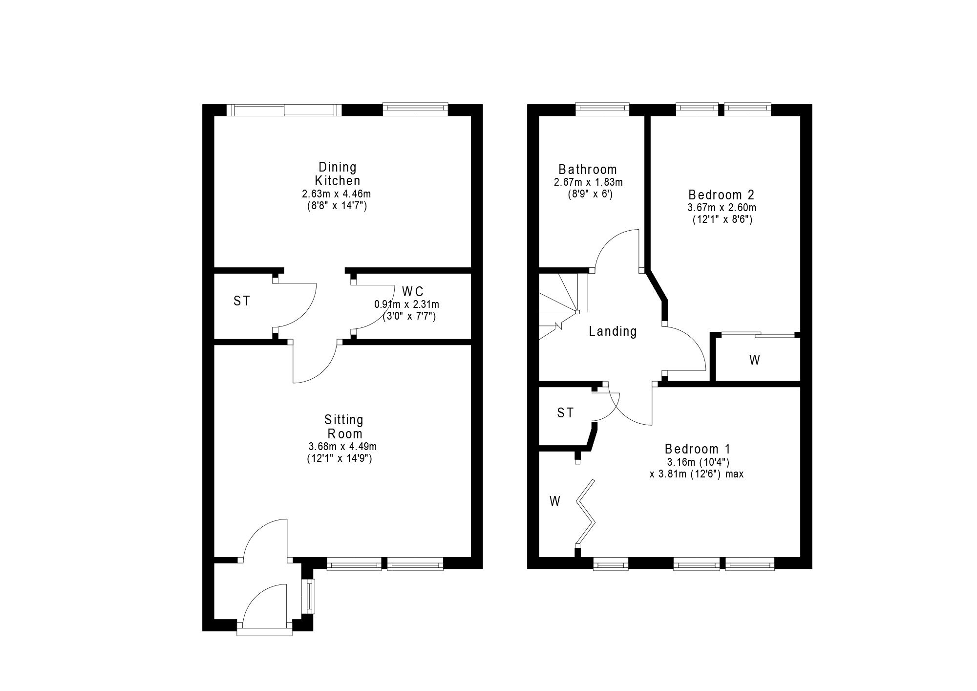 4 McDonald Crescent, Falkirk floorplan