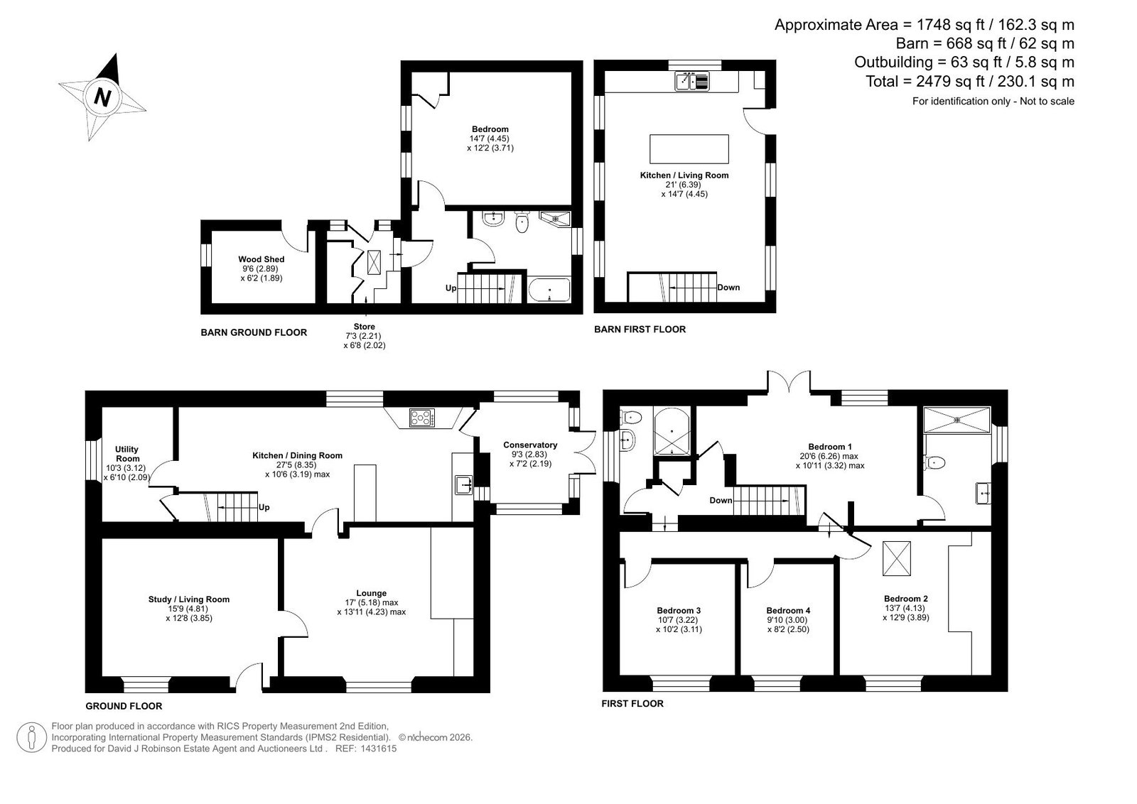 Churchtown House, Callington floorplan