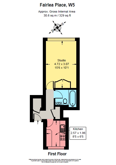 0 Bedrooms Studio to rent in Fairlea Place, Ealing, London W5