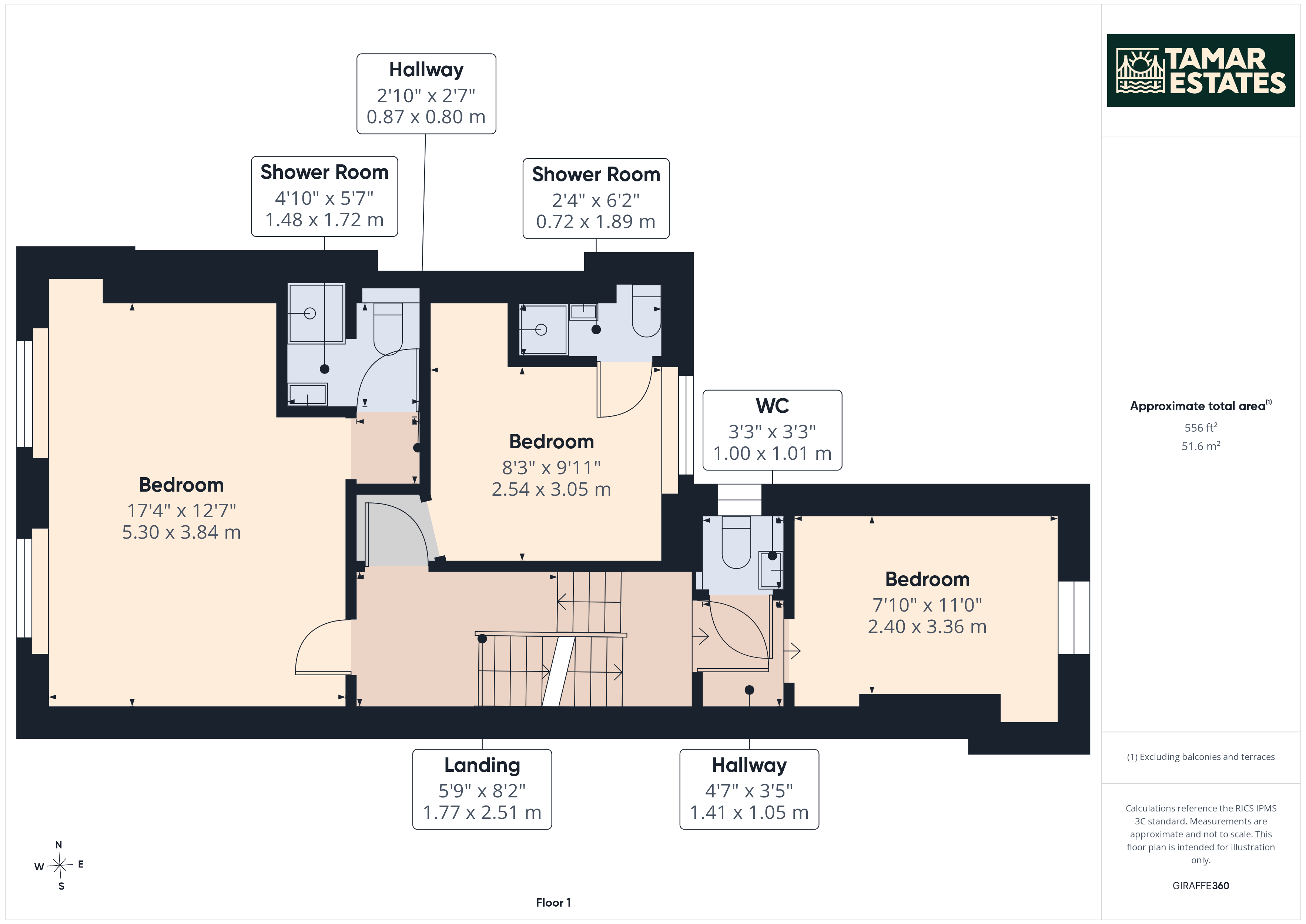 6, St. James Place East, Devon floorplan