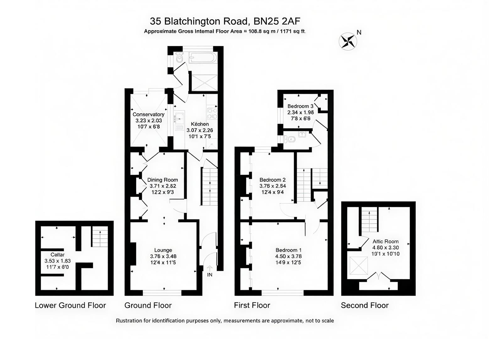 35, Blatchington Road, Seaford floorplan