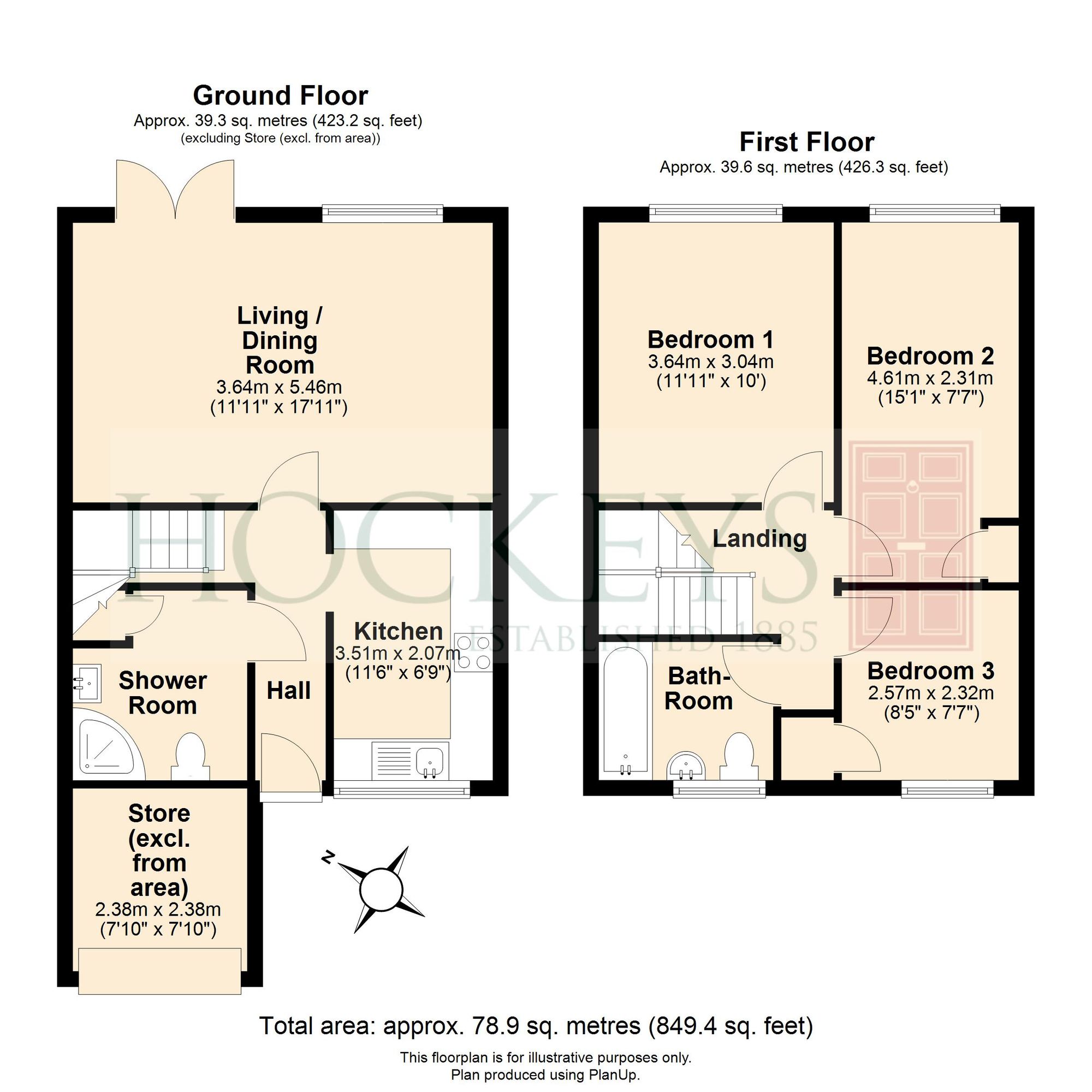 16 Priory Avenue, Cambridge floorplan