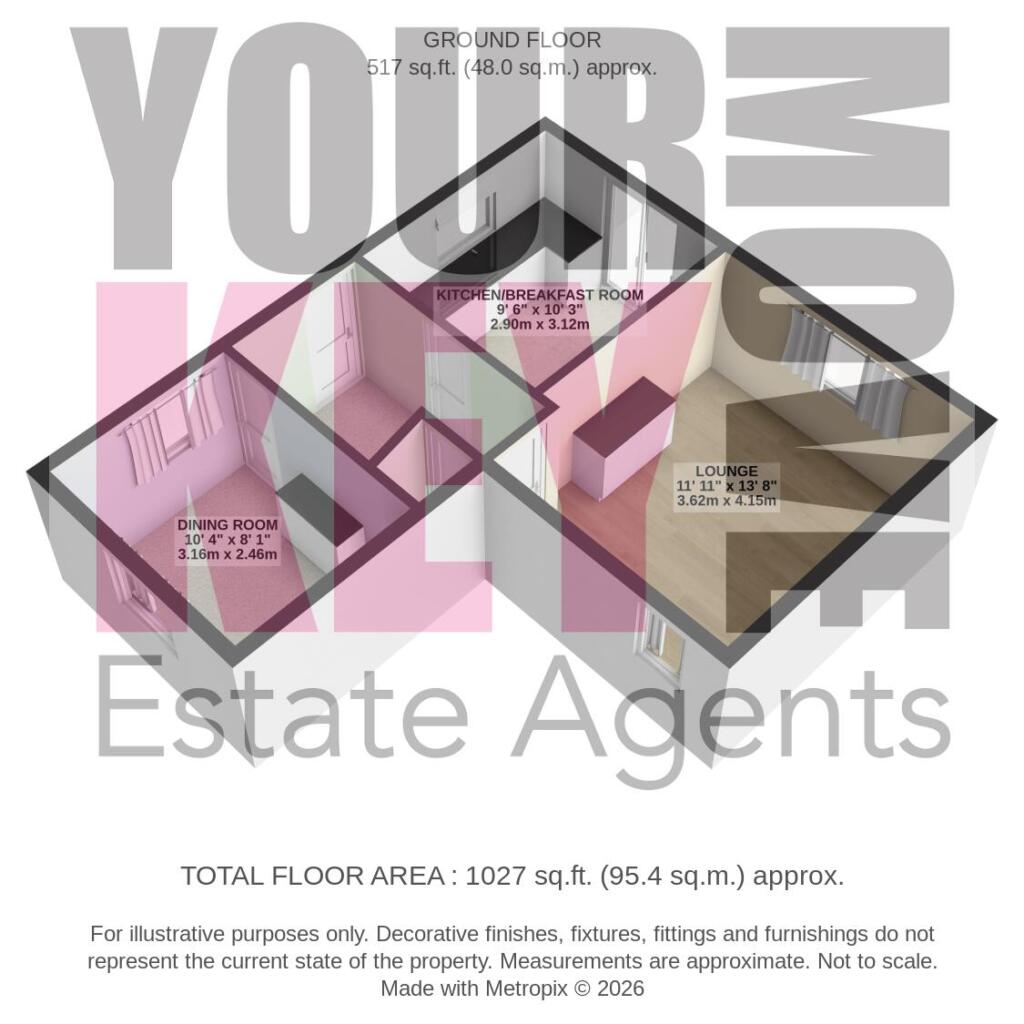1 Cornwallis Cottages, Heath Road, Maidstone floorplan