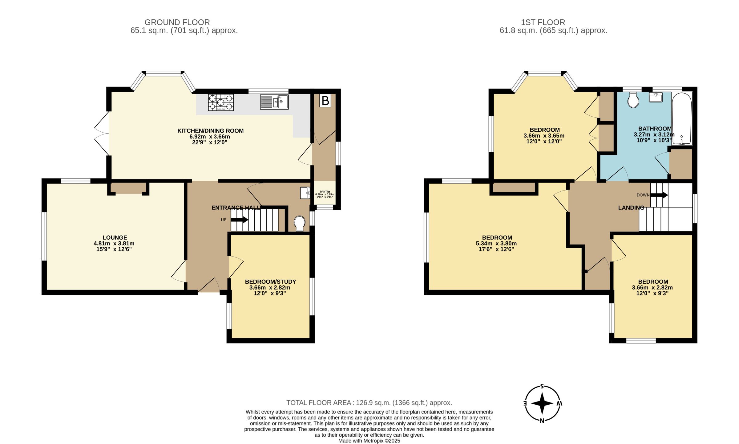 7a Clifton Road, Paignton floorplan