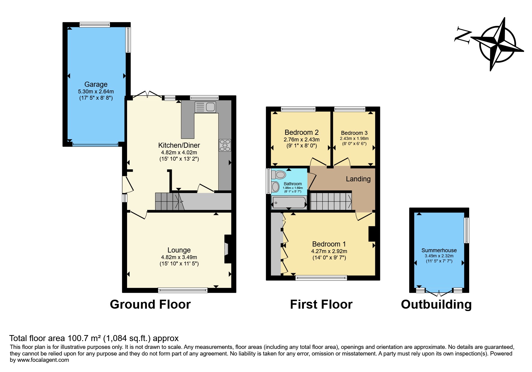 3, Hawk Close, Whitstable floorplan