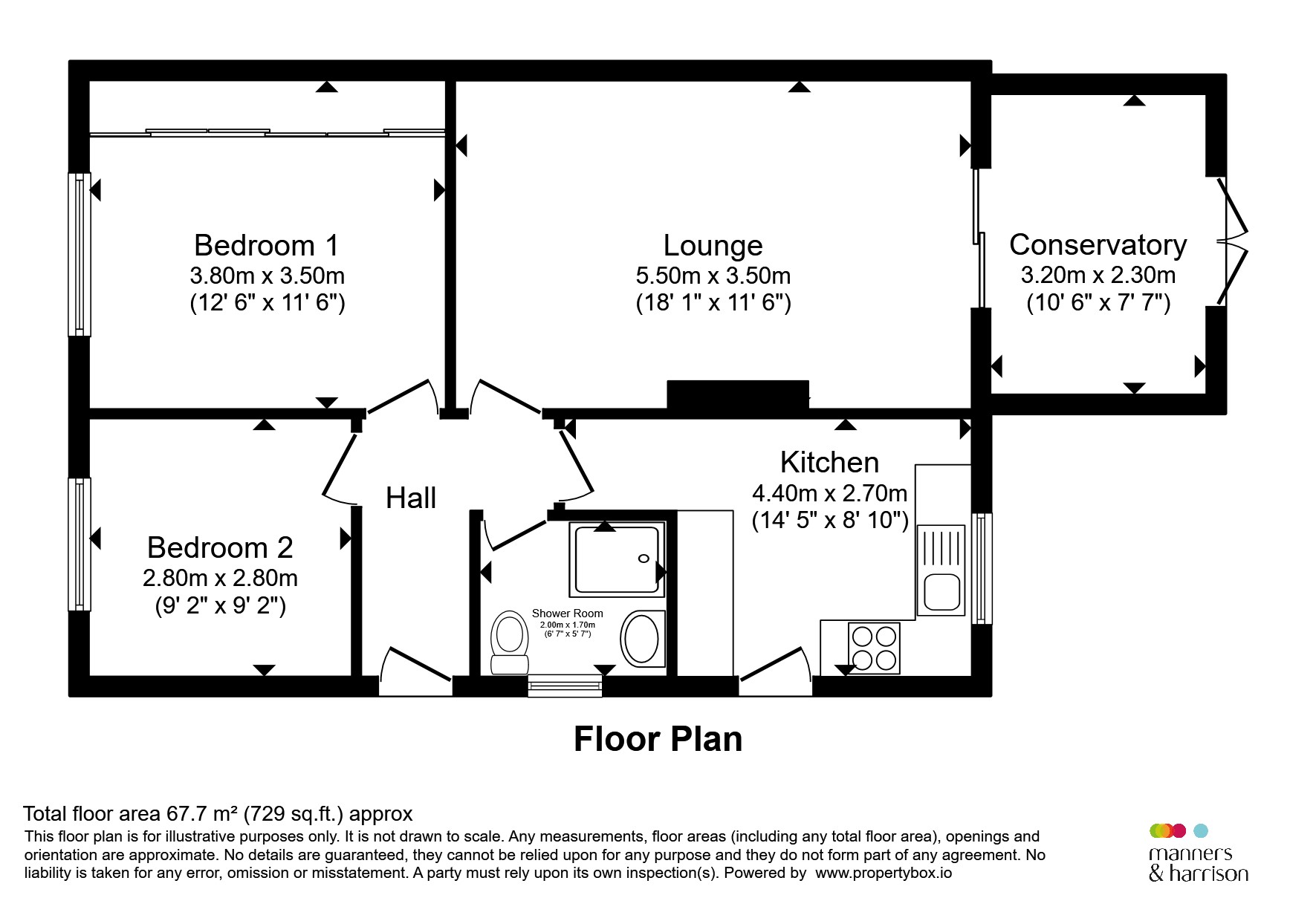 10, Upton Walk, Hartlepool floorplan
