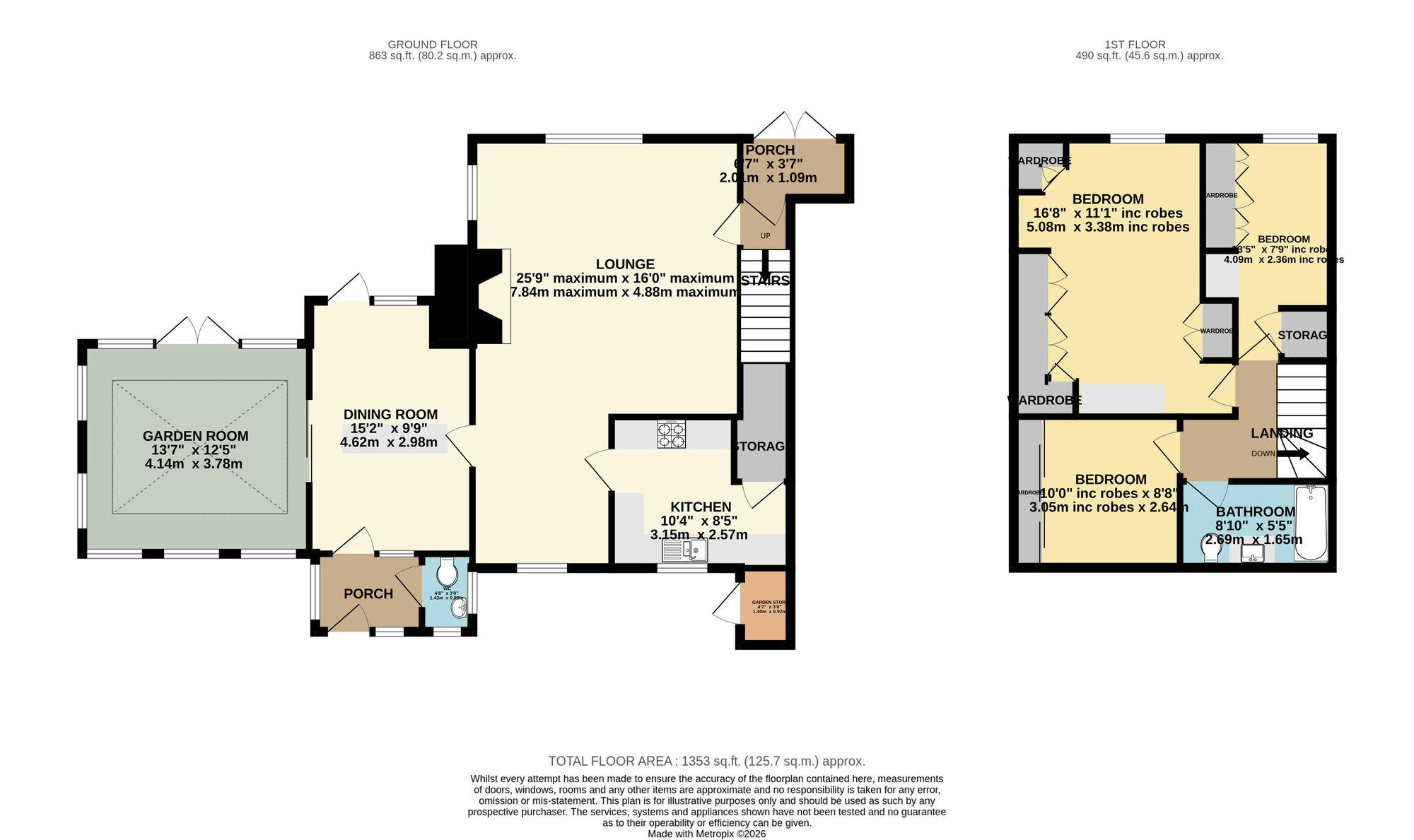 104 Wigshaw Lane, Warrington floorplan