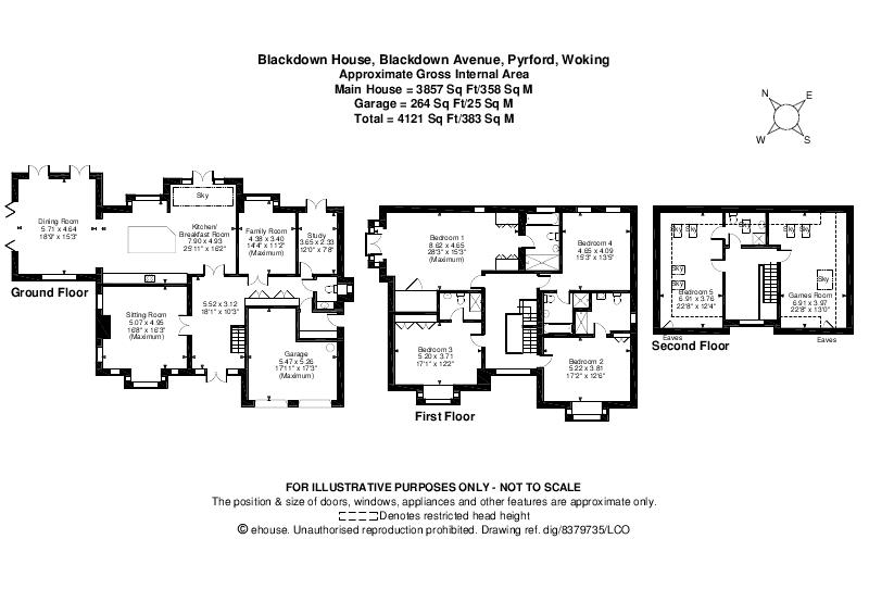 5 Bedrooms Detached house for sale in Blackdown Avenue, Pyrford, Woking GU22