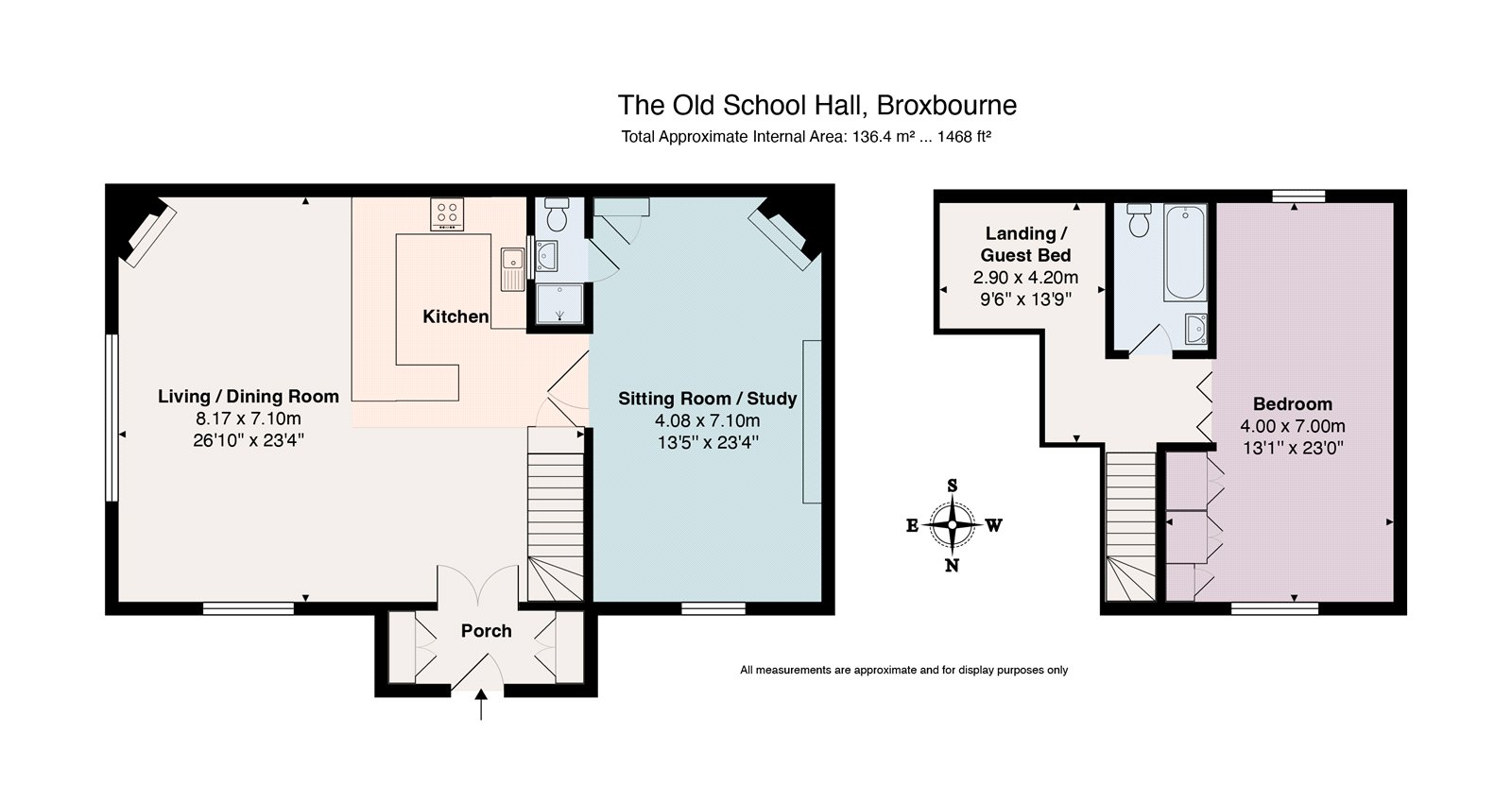 Old School Hall,, Baas Hill, Hertfordshire floorplan
