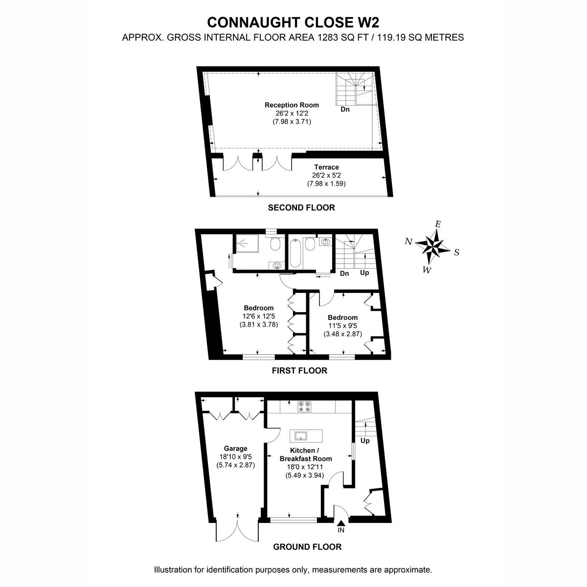 4, Connaught Close, London floorplan