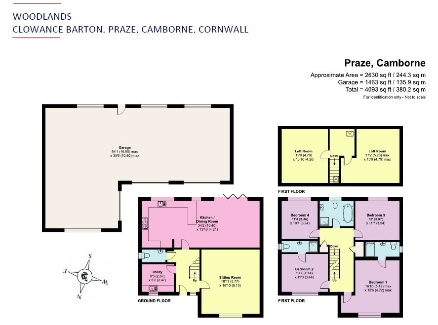 Woodlands,, Praze, Cornwall floorplan