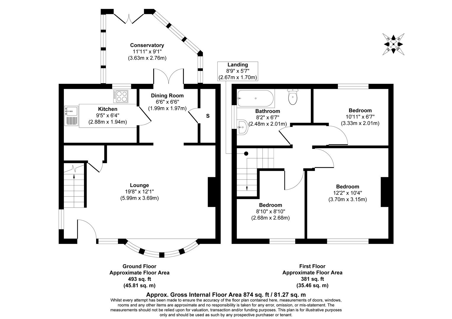18, Epping Avenue, Middlesbrough floorplan