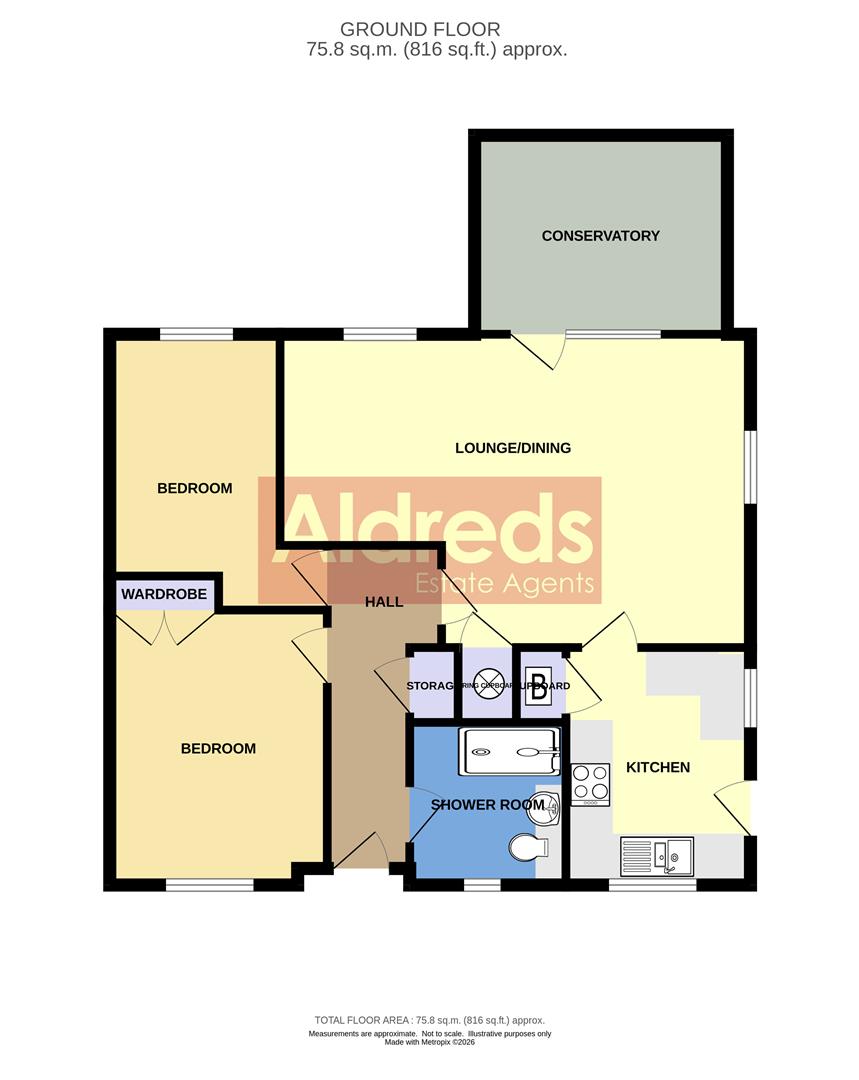 15, Woodstock Way, Great Yarmouth floorplan