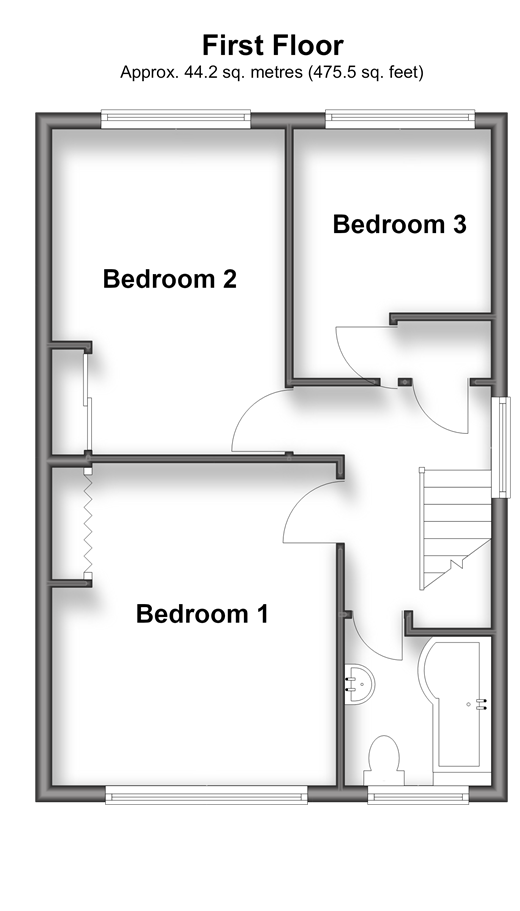 Ernest Close, Emsworth floorplan