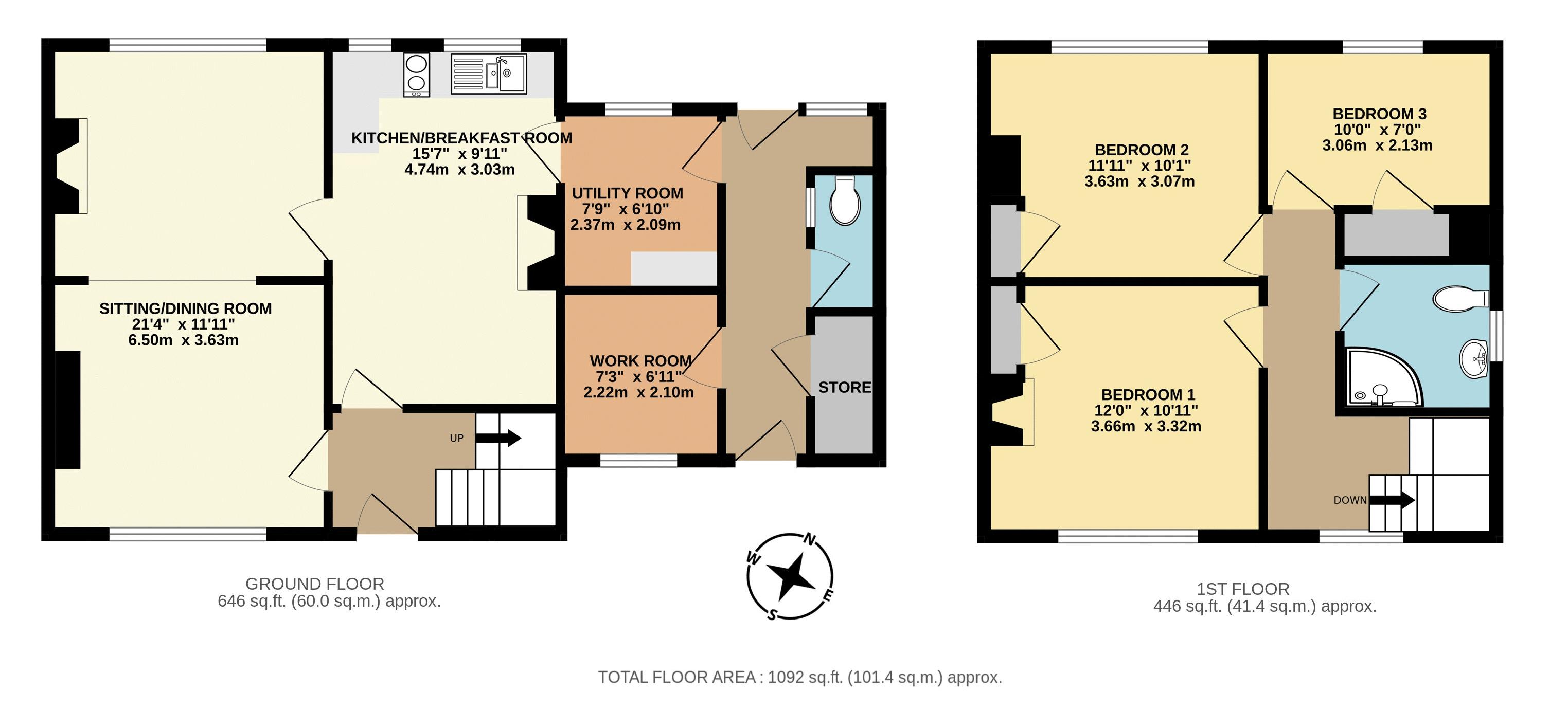 6, Piece Lane, Ilminster floorplan