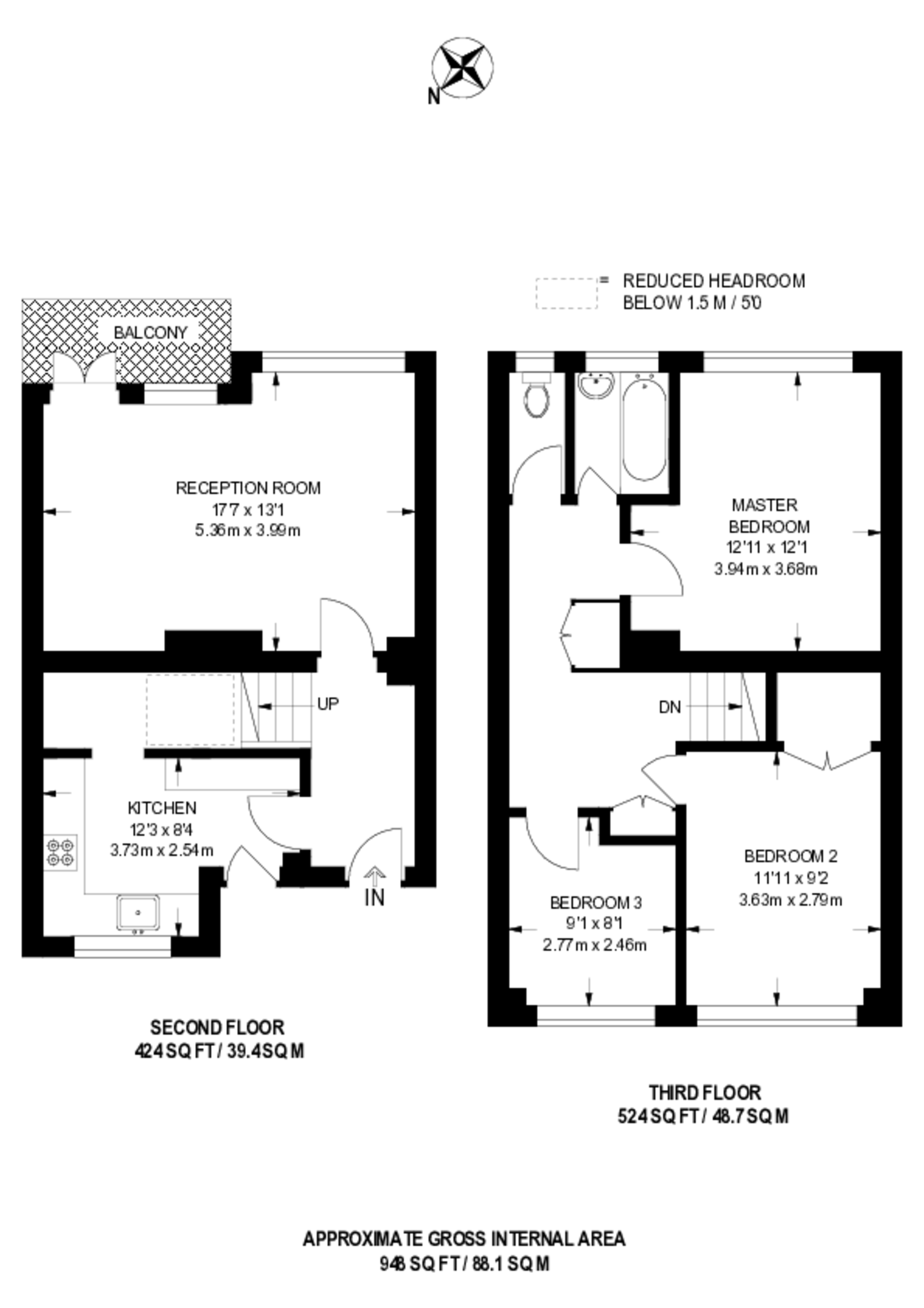 Hazelhurst Road, Tooting Broadway floorplan