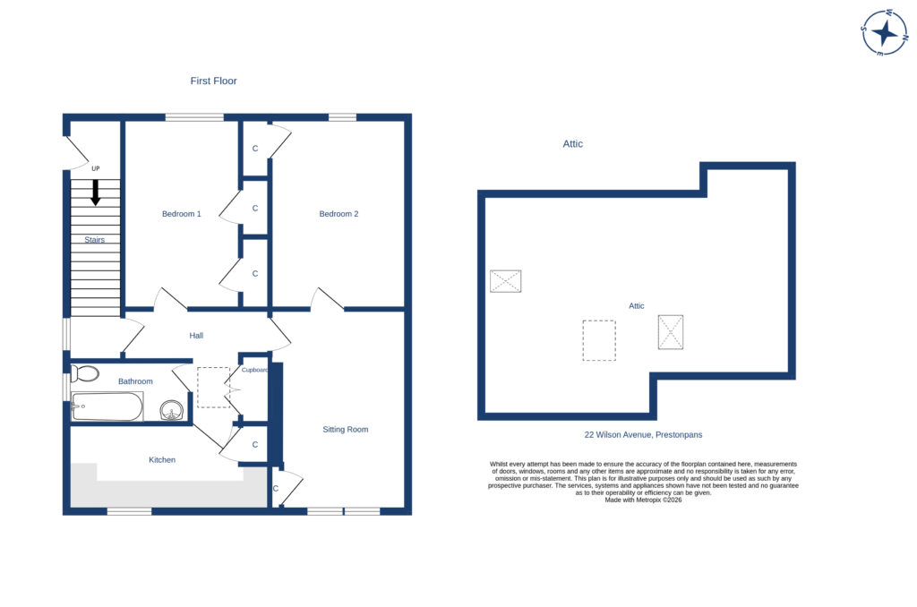 47, Wilson Avenue, Prestonpans floorplan