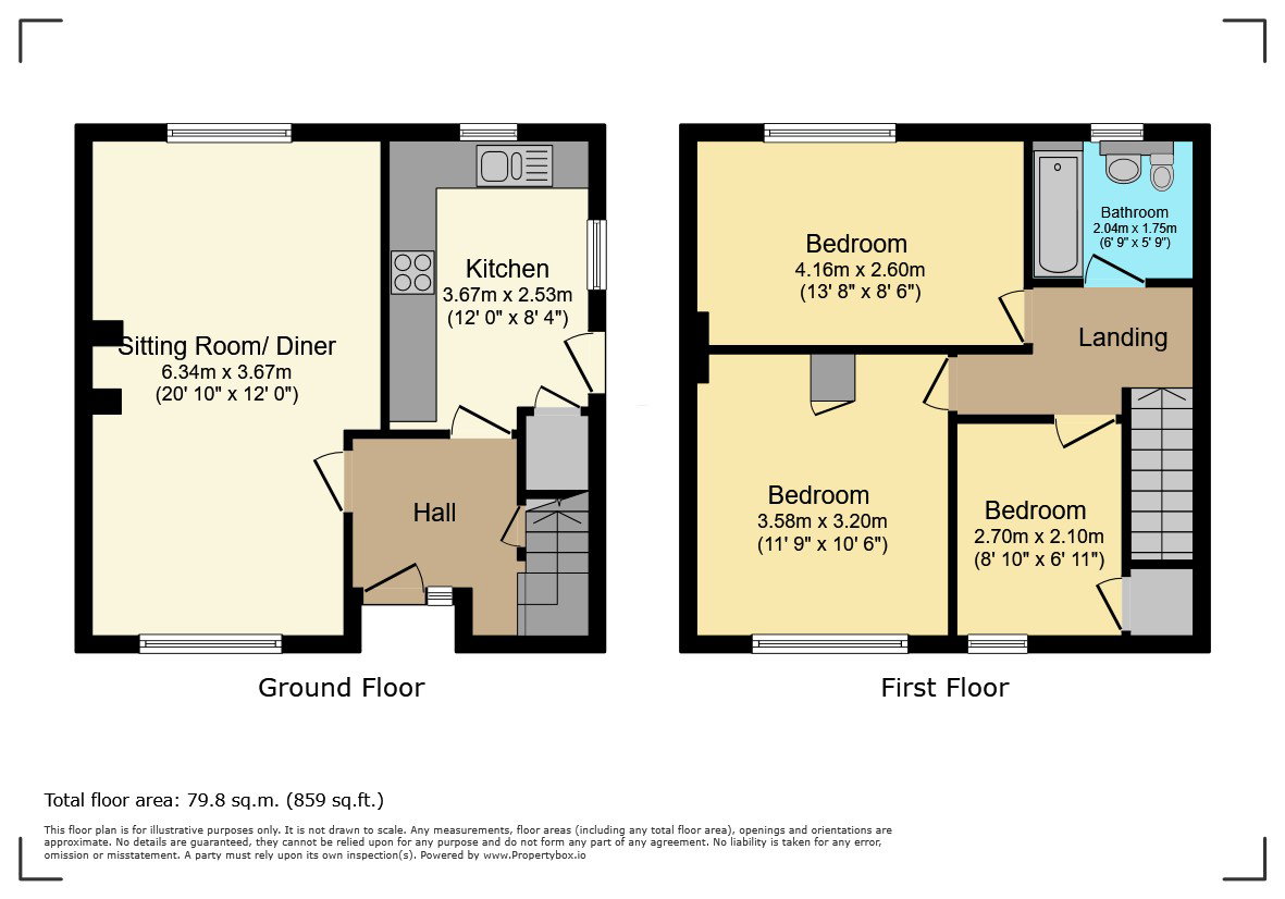 19, Lansdown Lane, Bath floorplan