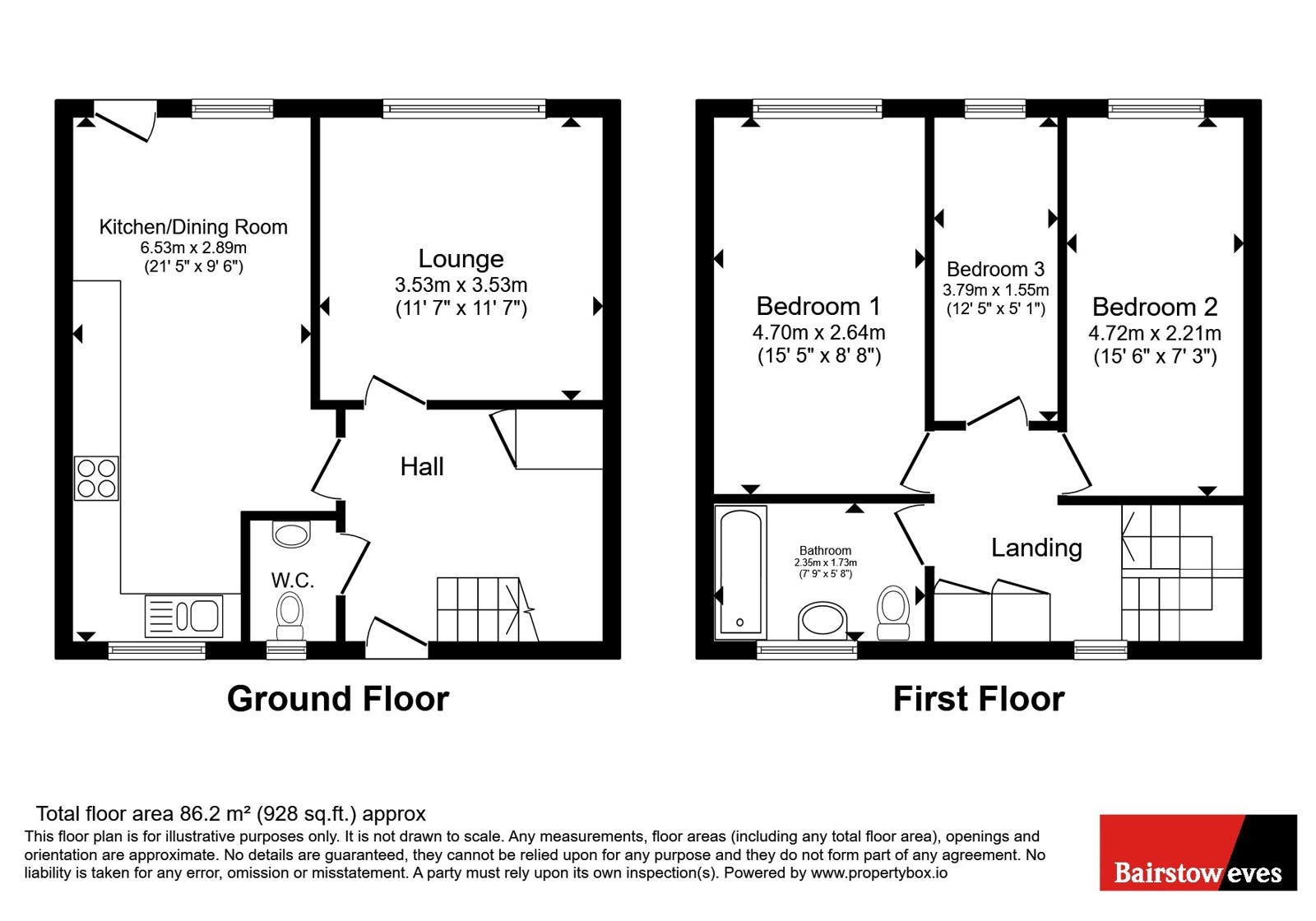 65, Wasnidge Walk, Nottinghamshire floorplan