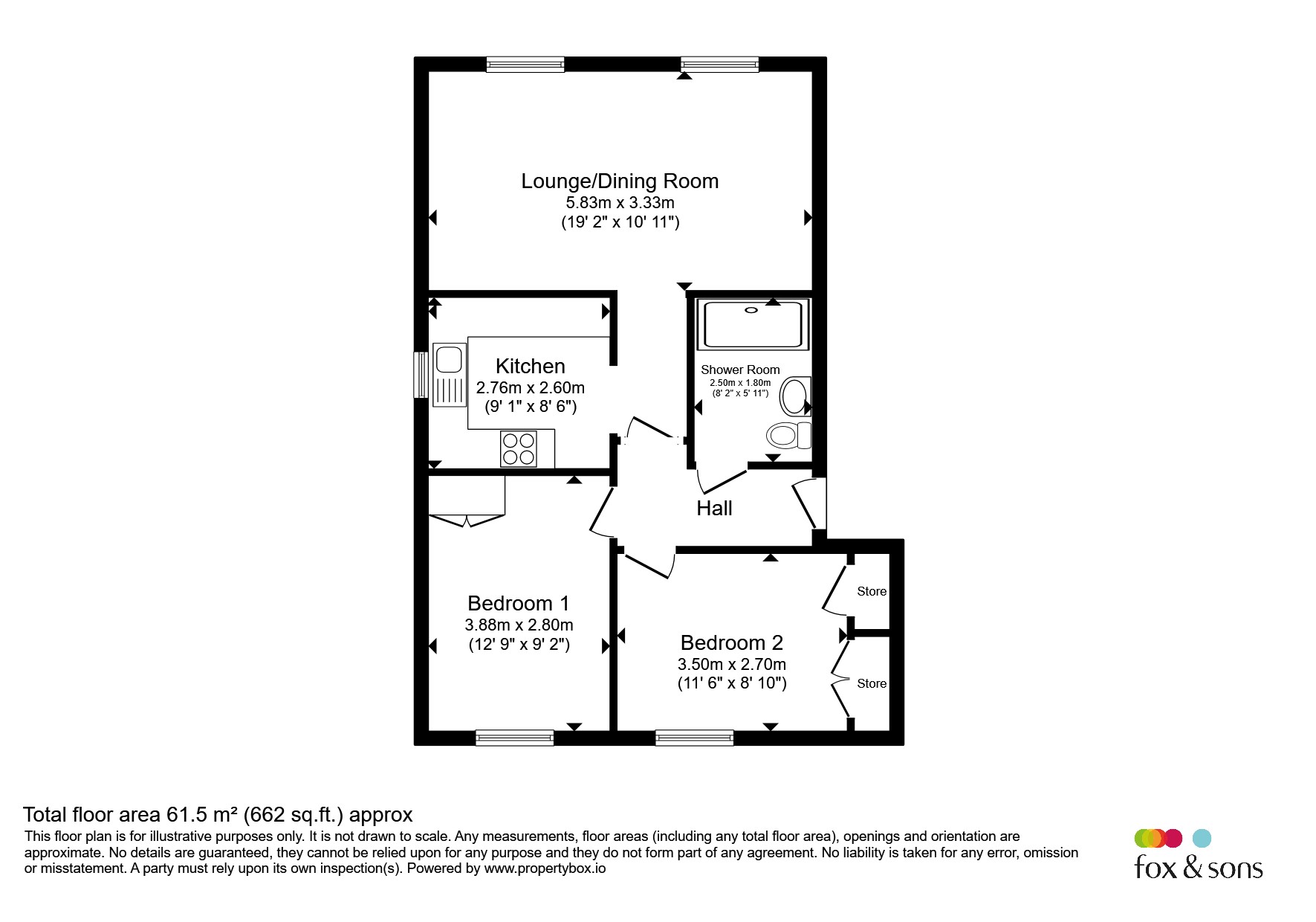 Spring Close, Crawley floorplan
