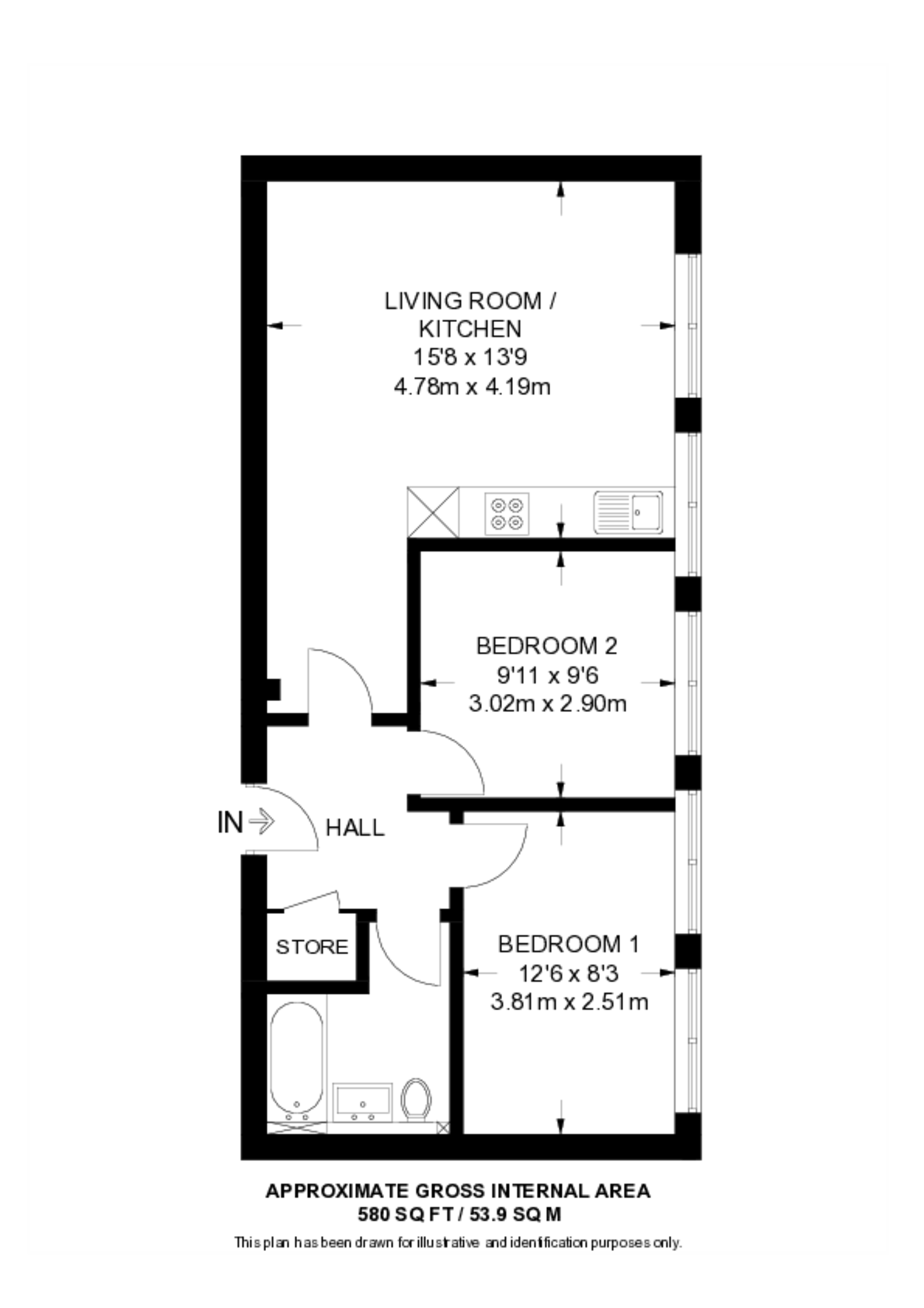 Haredon House, North Cheam floorplan