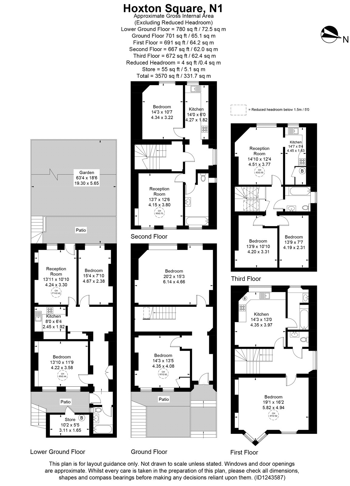 10, Hoxton Square, London floorplan