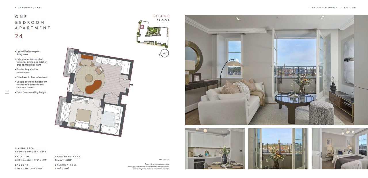 Apartment 24 Rossdale Court,, Richmond Square, Surrey floorplan