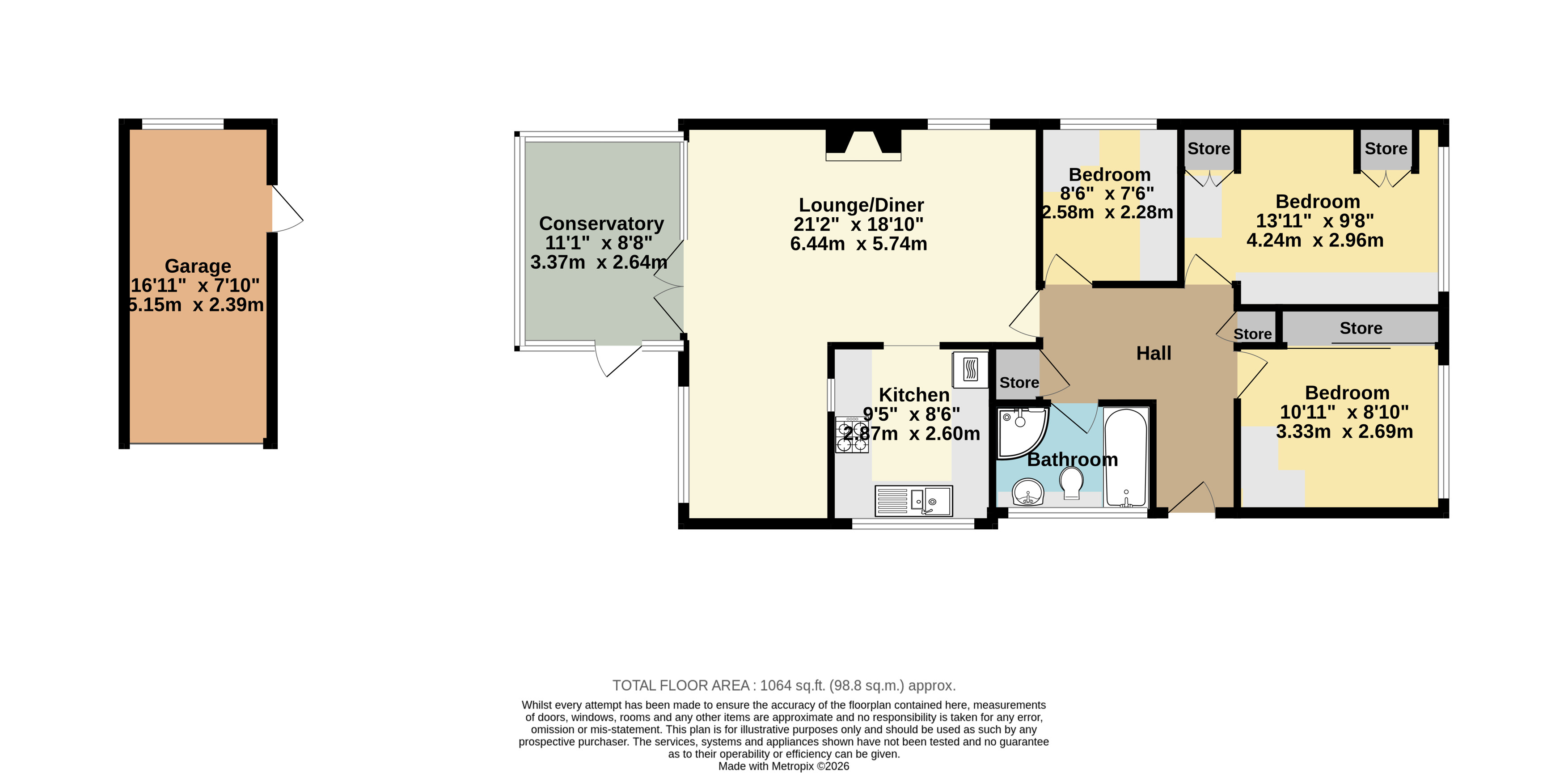 52, Queen Berthas Avenue, Kent floorplan