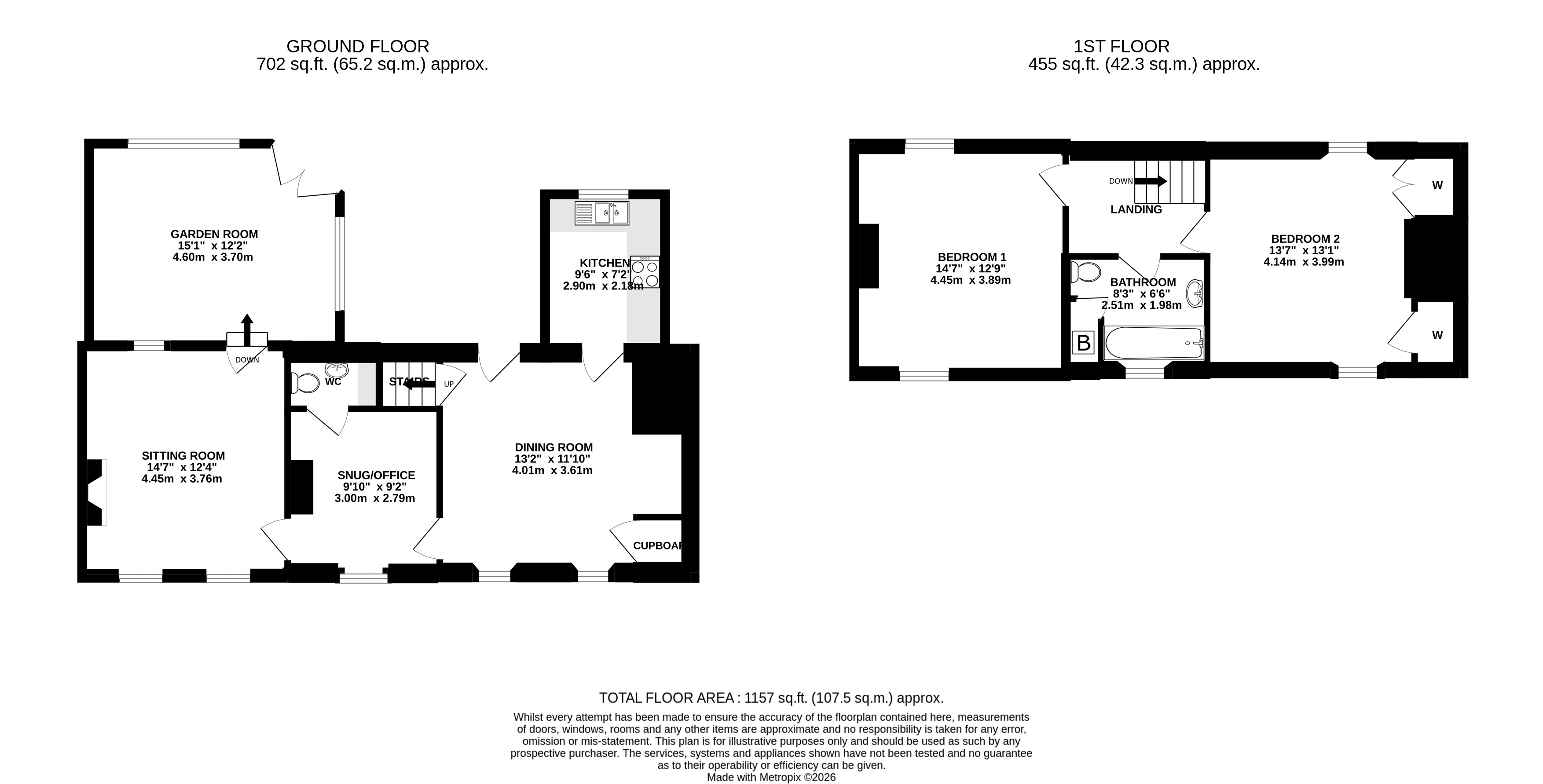 Well Cottage, Blandford Forum floorplan