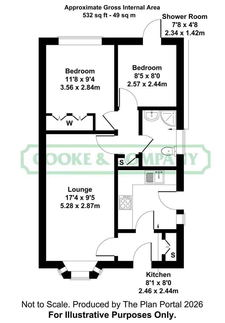 8, Burnfell, Lowton floorplan