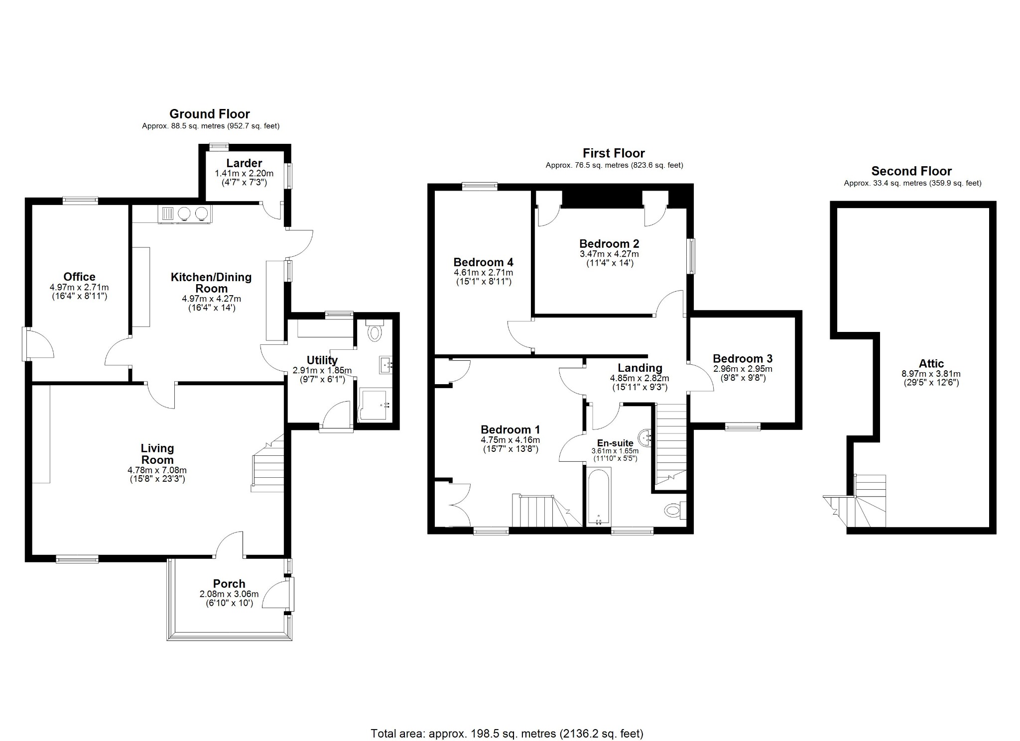 Higher Shuteslade, Meeth, Devon floorplan