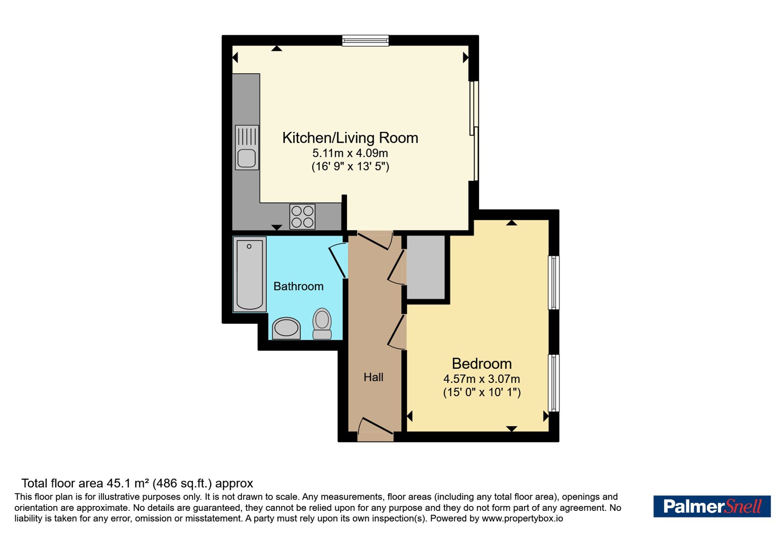 52, Farnborough Road, Weston-super-Mare floorplan