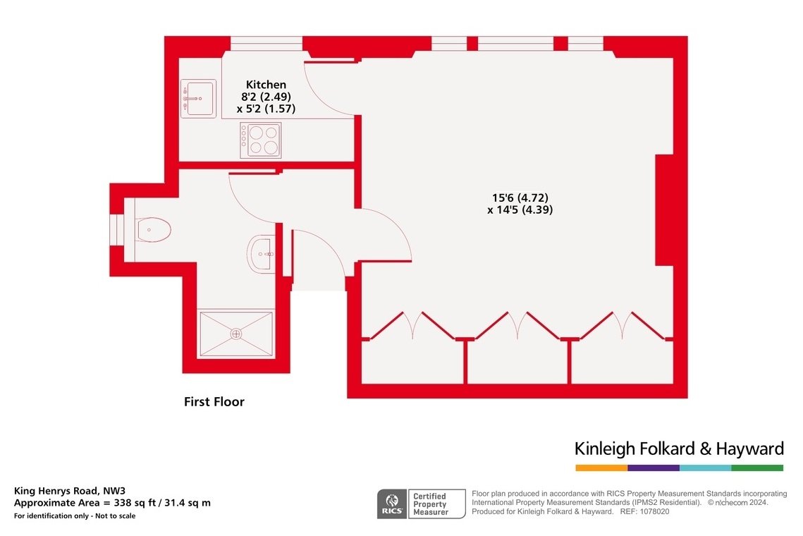 Flat 4, 147, King Henrys Road, London floorplan