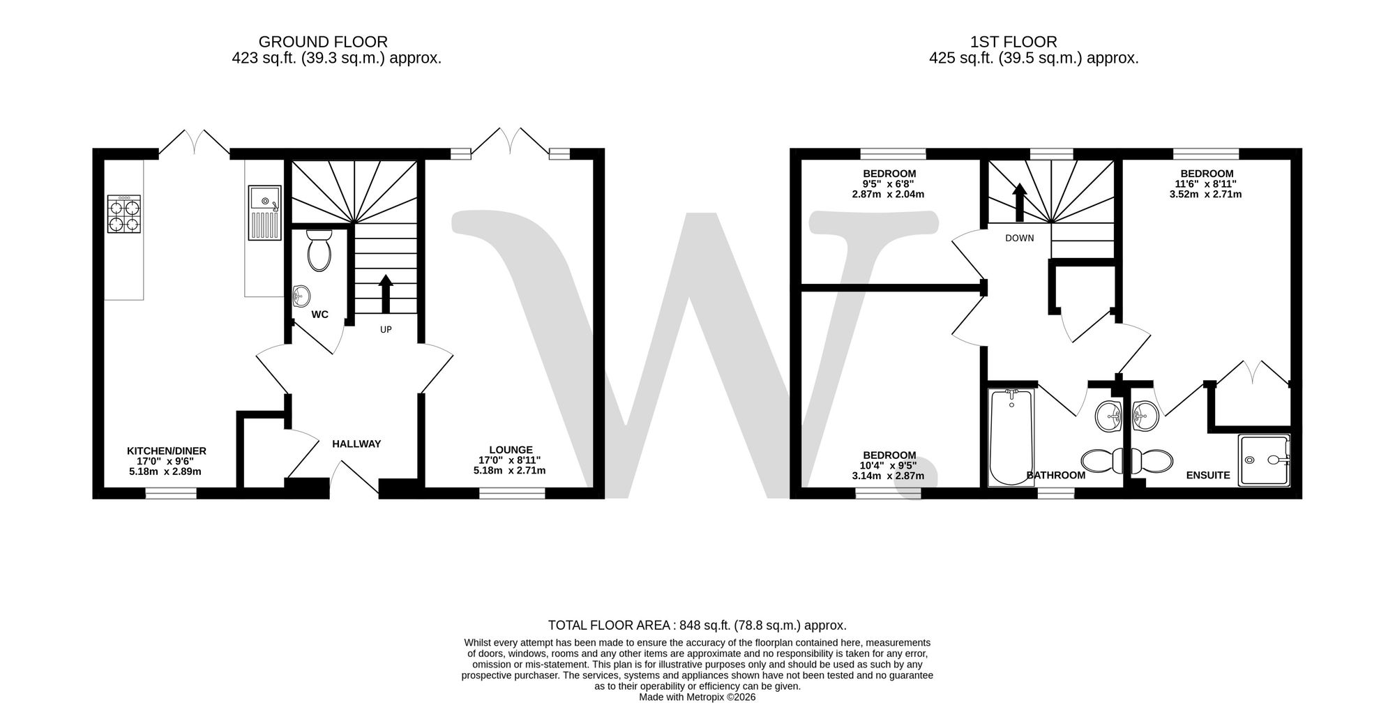 12 Allan Bedford Crescent, Norwich floorplan