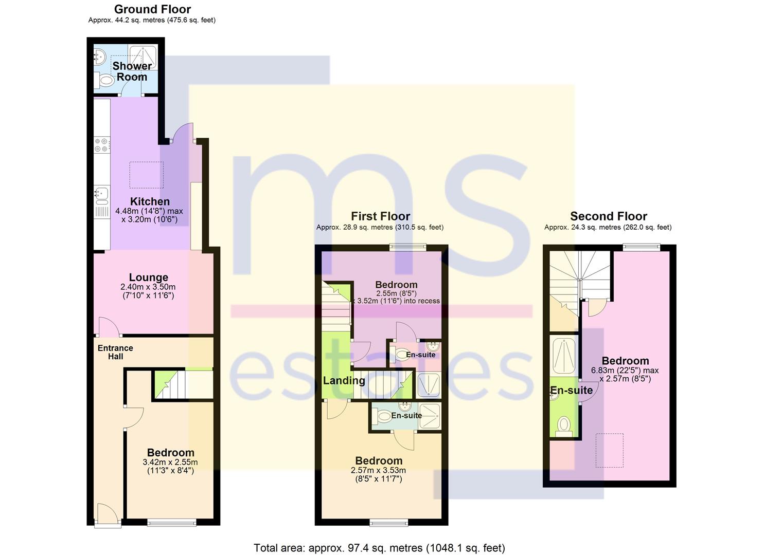 Warwick Street, Nottingham floorplan