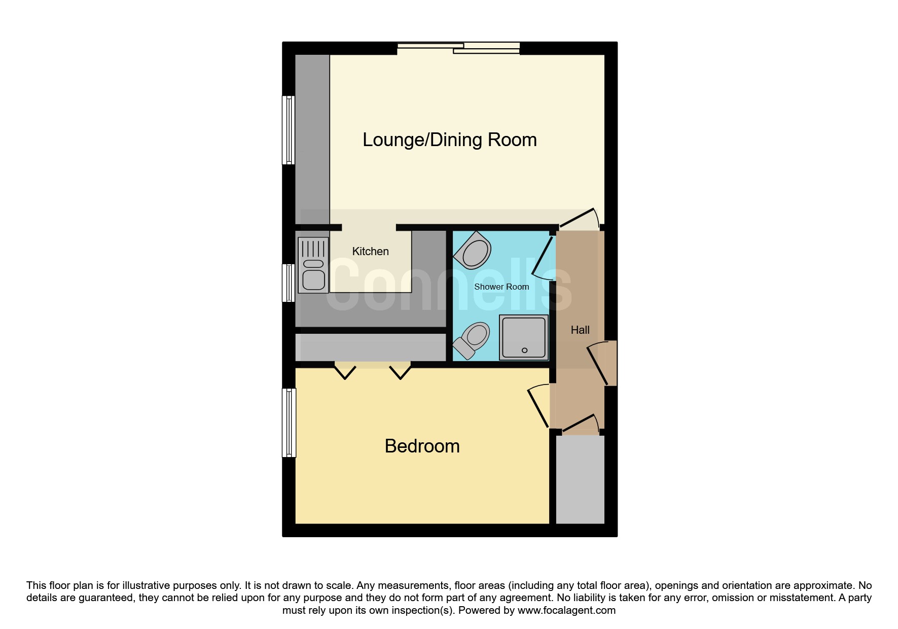 5, Homequay House, Falkland Road, Torquay floorplan