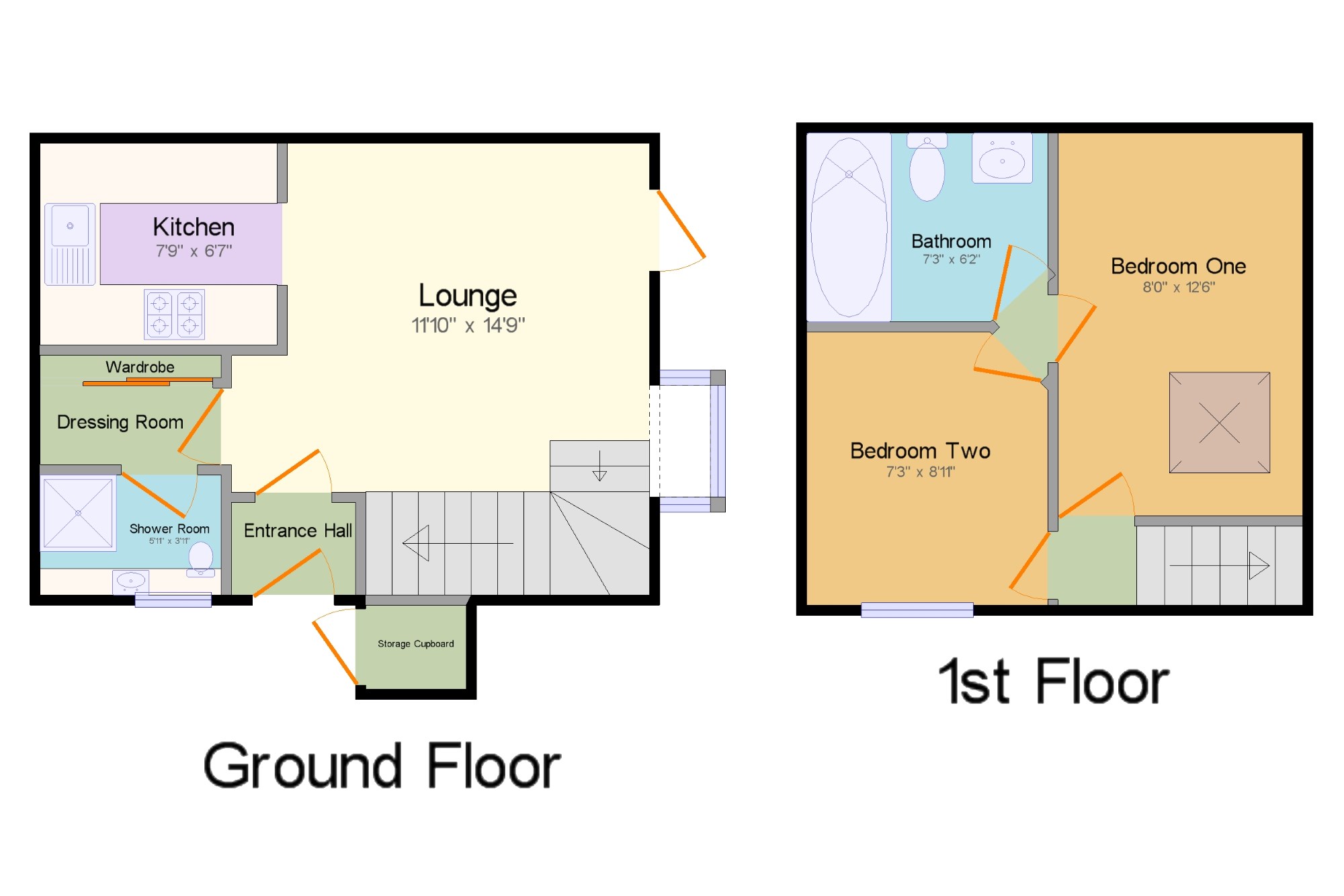 2 Bedrooms Terraced house for sale in Spruce Drive, Bicester, Oxfordshire OX26