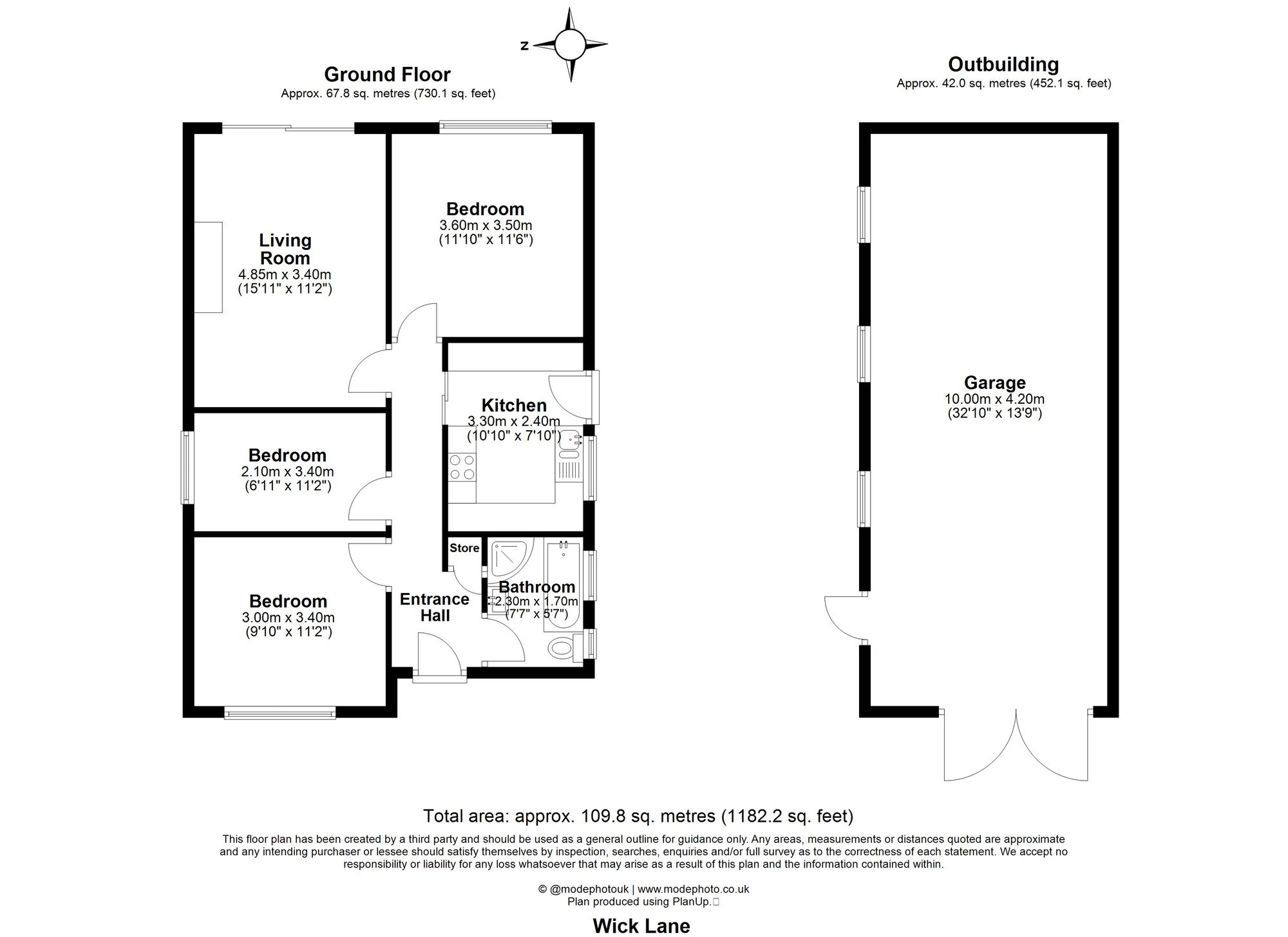 63 Wick Lane, Wickford floorplan