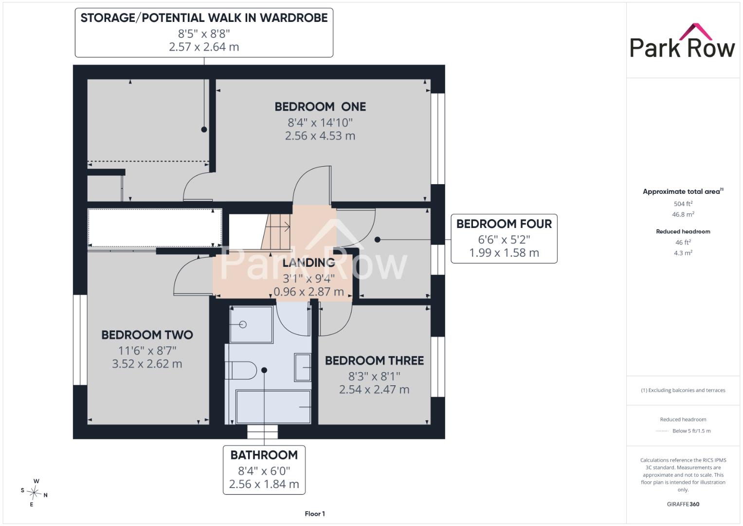 16, Hall Court, Knottingley floorplan