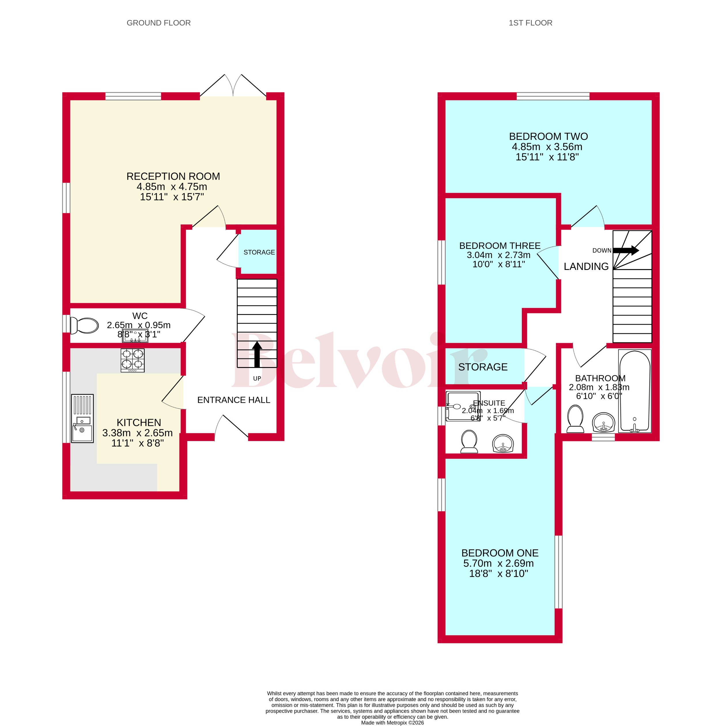 11, Norman Drive, Tipton floorplan