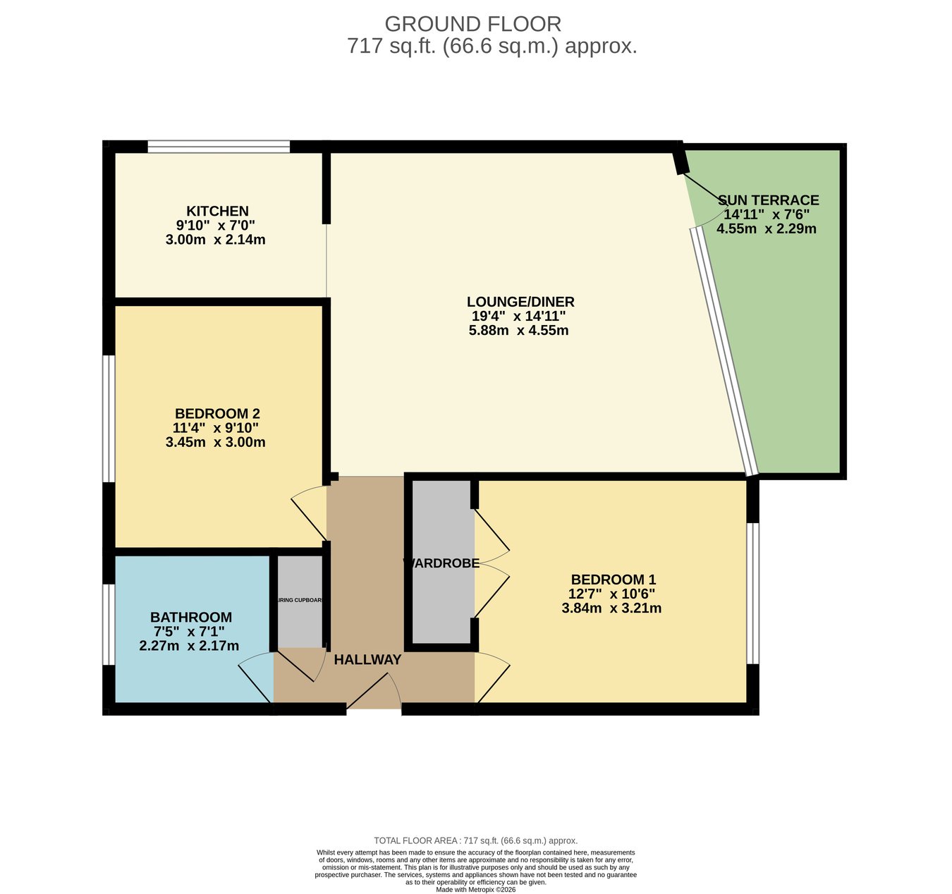 29 Pimley Close, Queen's Road, St Helier floorplan