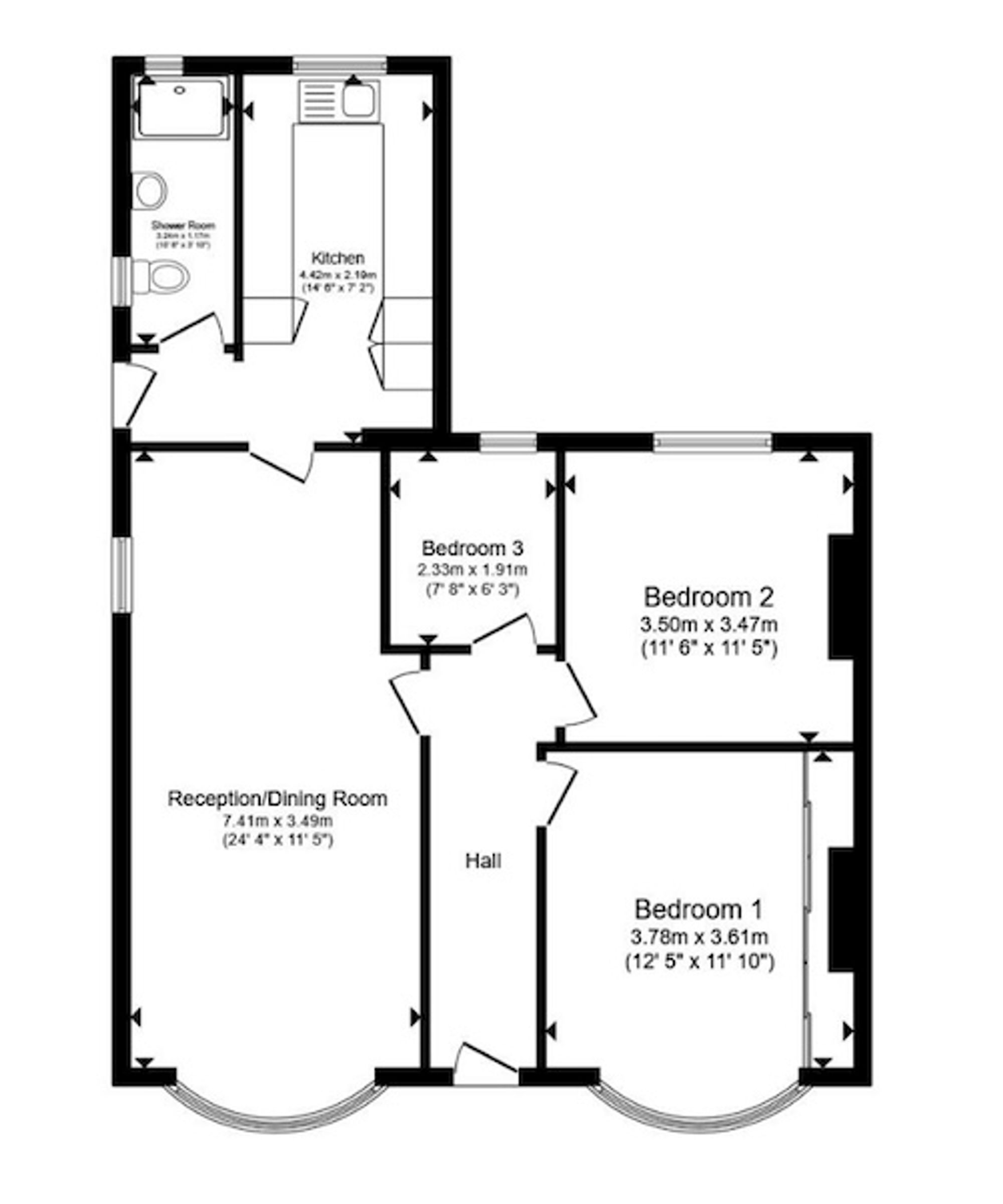 21 Rylands Road, Southend-On-Sea floorplan