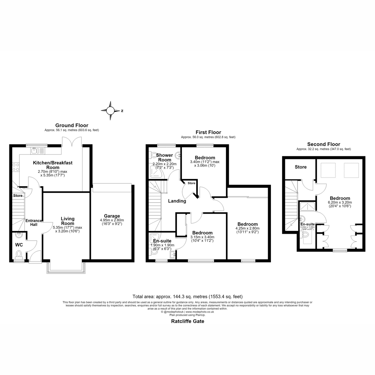 48, Ratcliffe Gate, Chelmsford floorplan