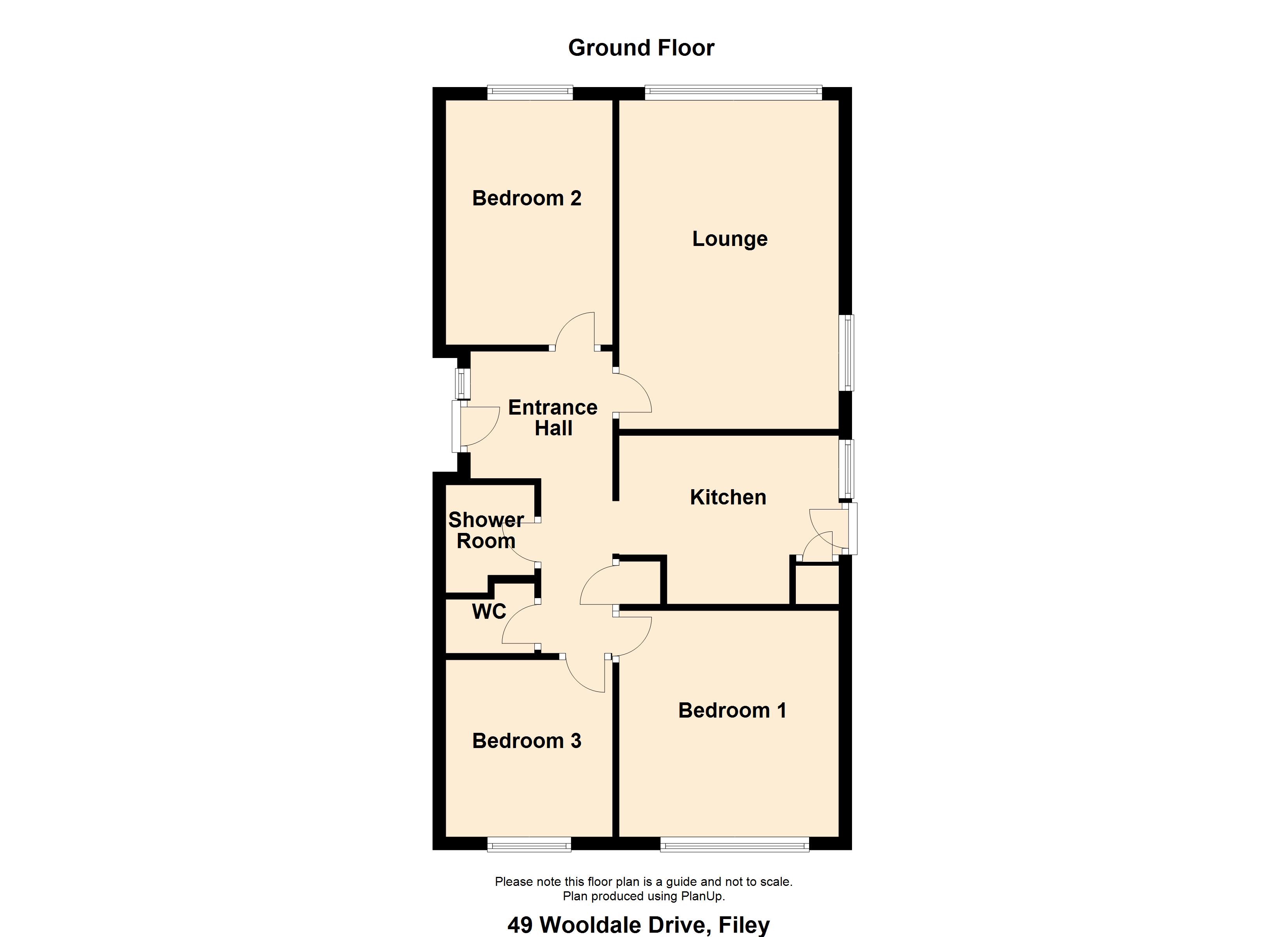 Wooldale Drive, Filey YO14, 3 bedroom detached bungalow for sale