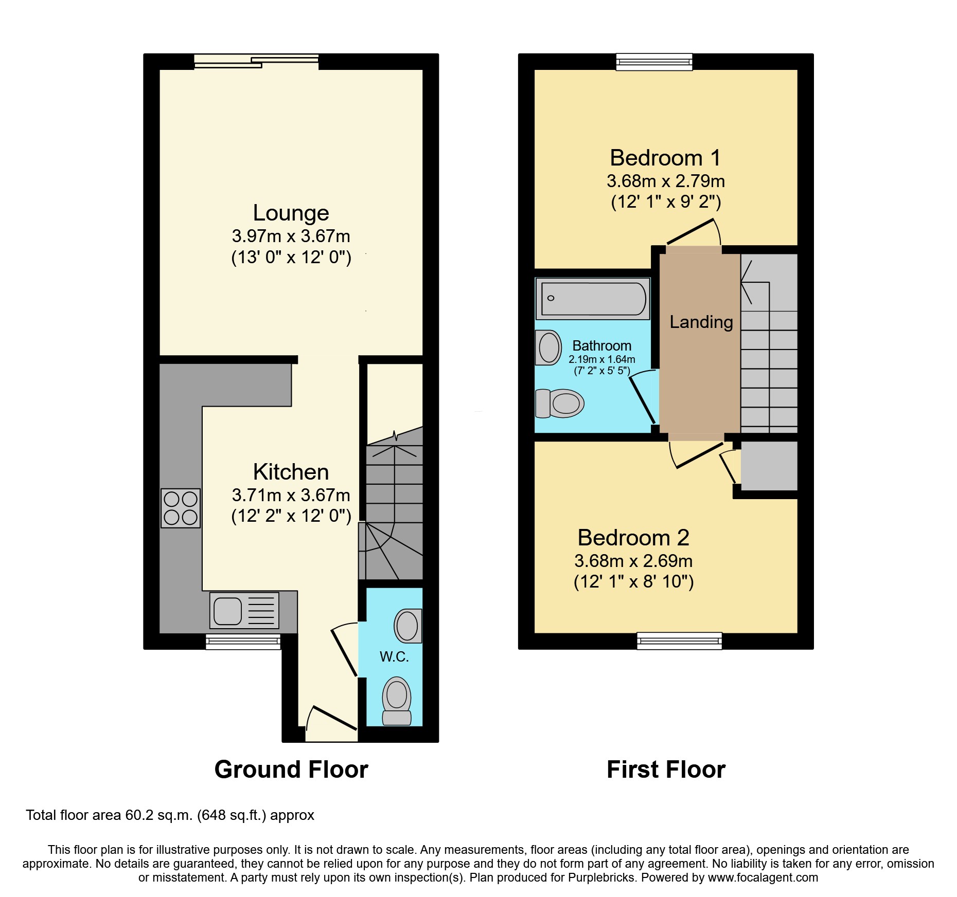 26, Markland Way, Uckfield floorplan