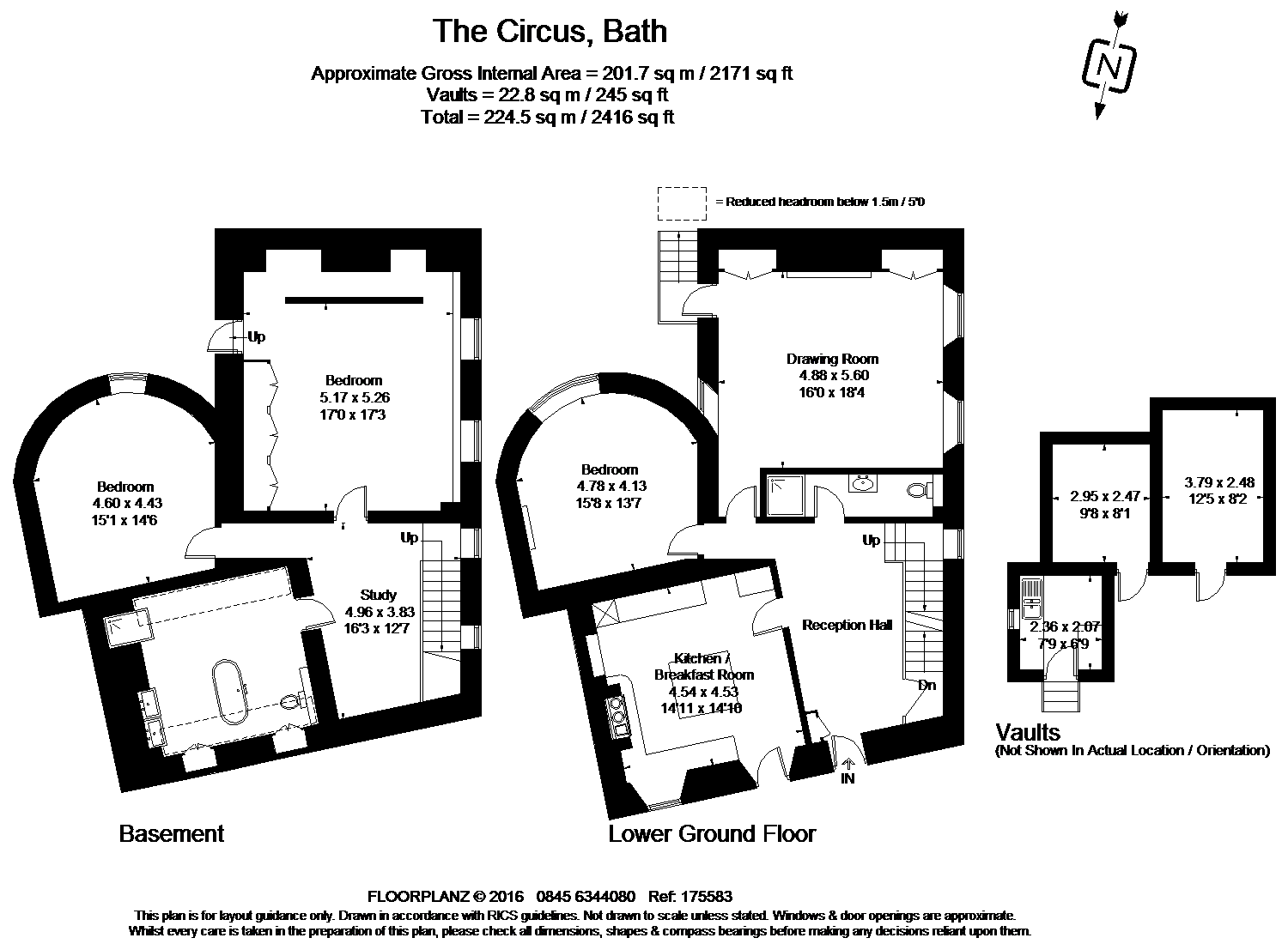 The Circus, Bath BA1, 3 bedroom flat for sale 55586361 PrimeLocation