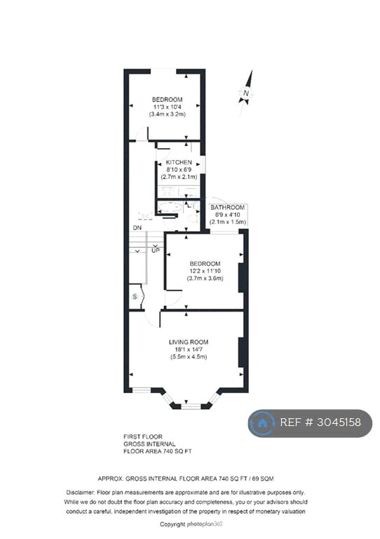 Burrows Road, London floorplan
