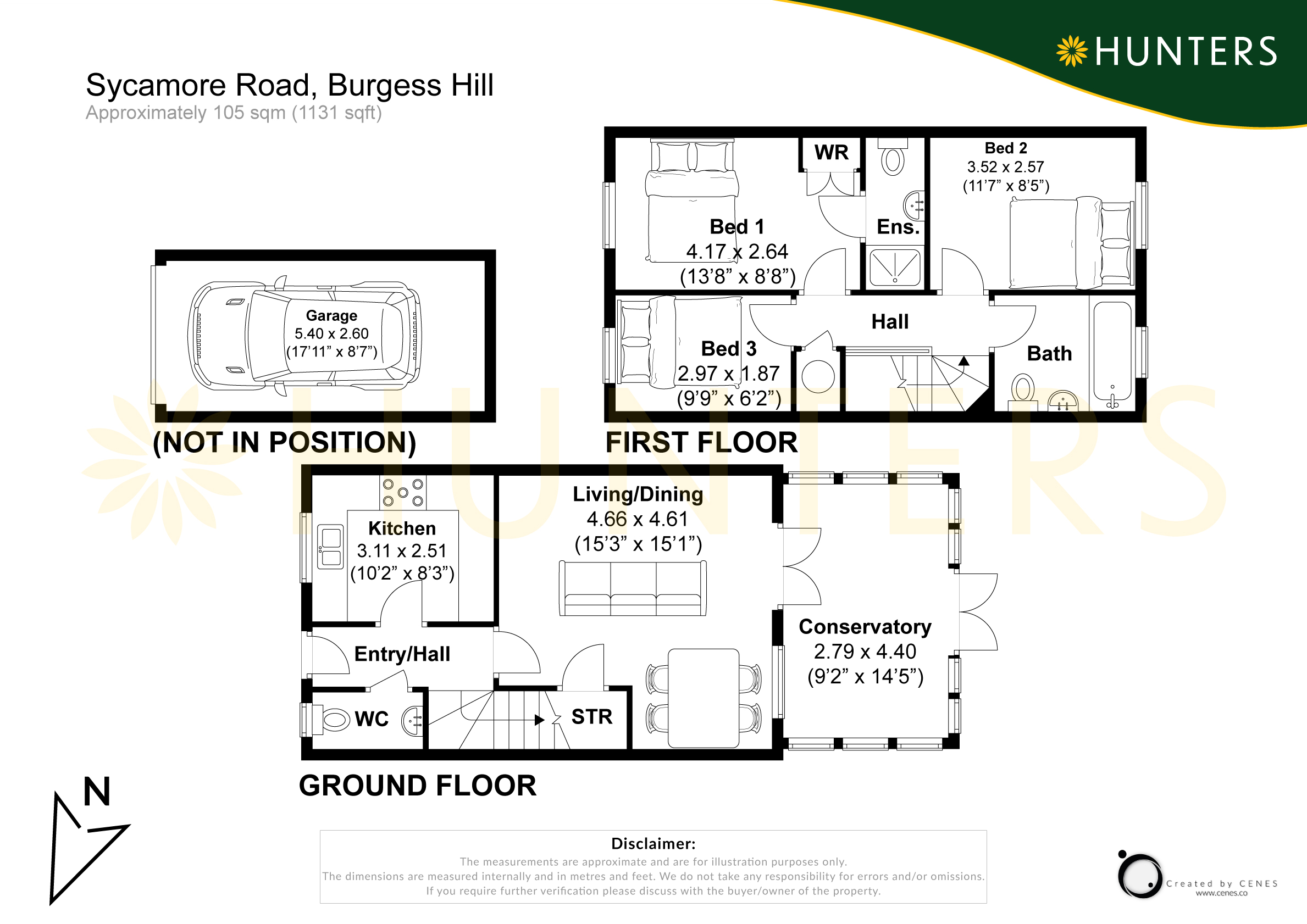 103, Sycamore Drive, Burgess Hill floorplan