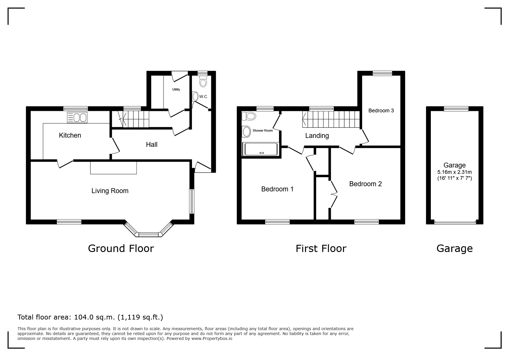 3, Northcourt Close, Isle of Wight floorplan