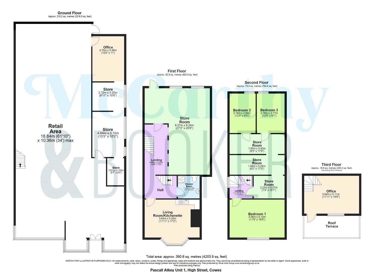 Pascall Atkey & Son Ltd, 29-30, High Street, Cowes floorplan